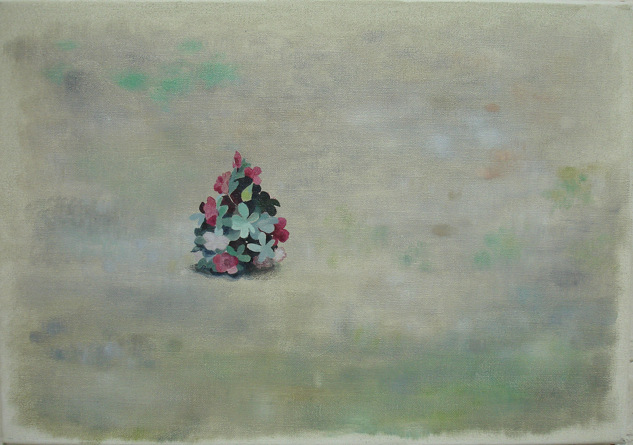   False Plant    2008, oil on canvas, 36 x 50cm  