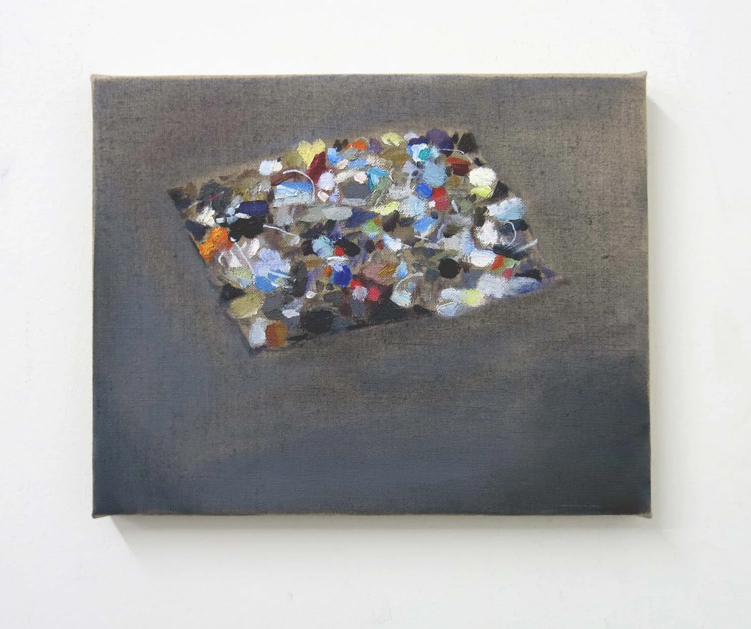 Bricka Brack 2017, oil on canvas, 19 x 24cm