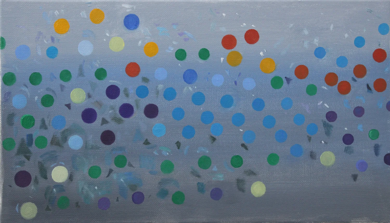 Bottle Tops 2017, oil on canvas