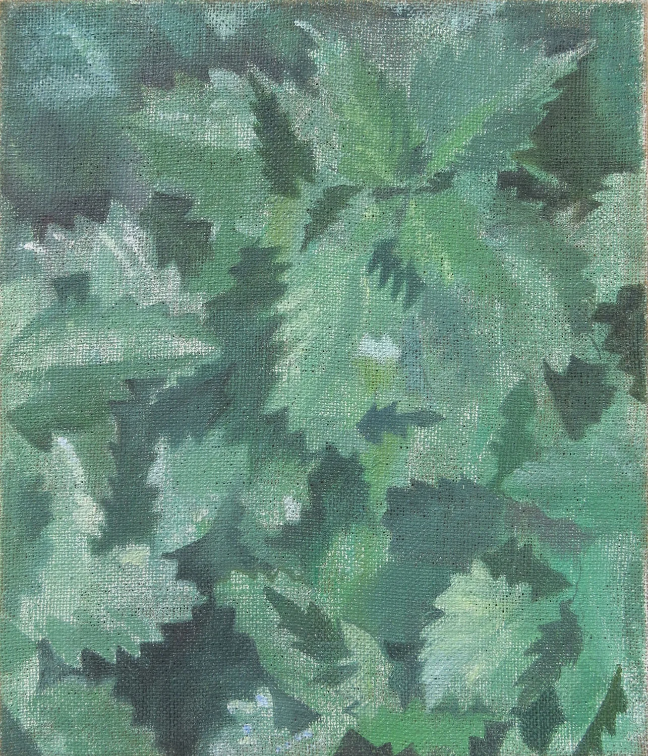 2018, oil on jute, 35 x 30cm