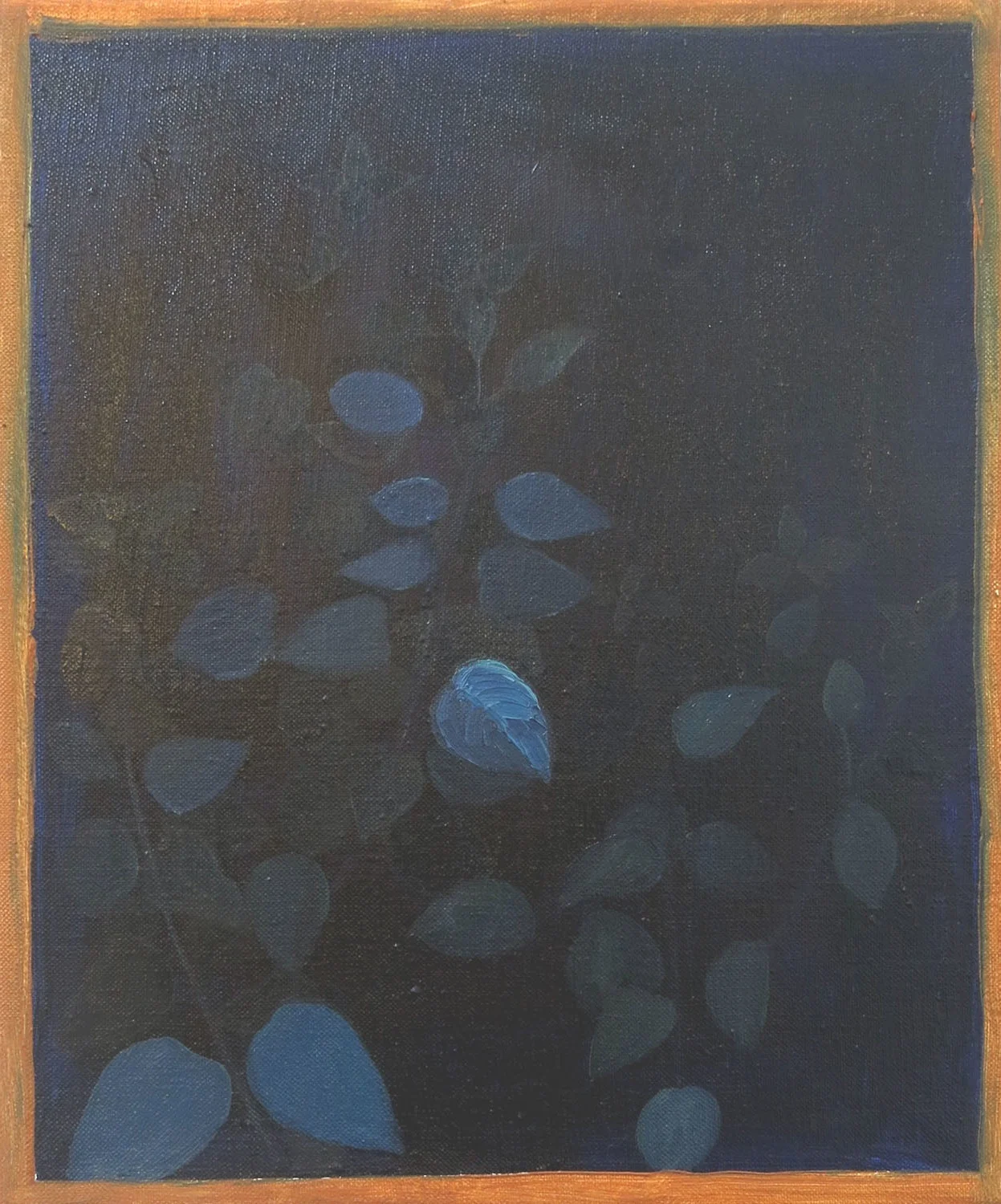 Window plant 2018, oil on canvas, 30 x 25cm