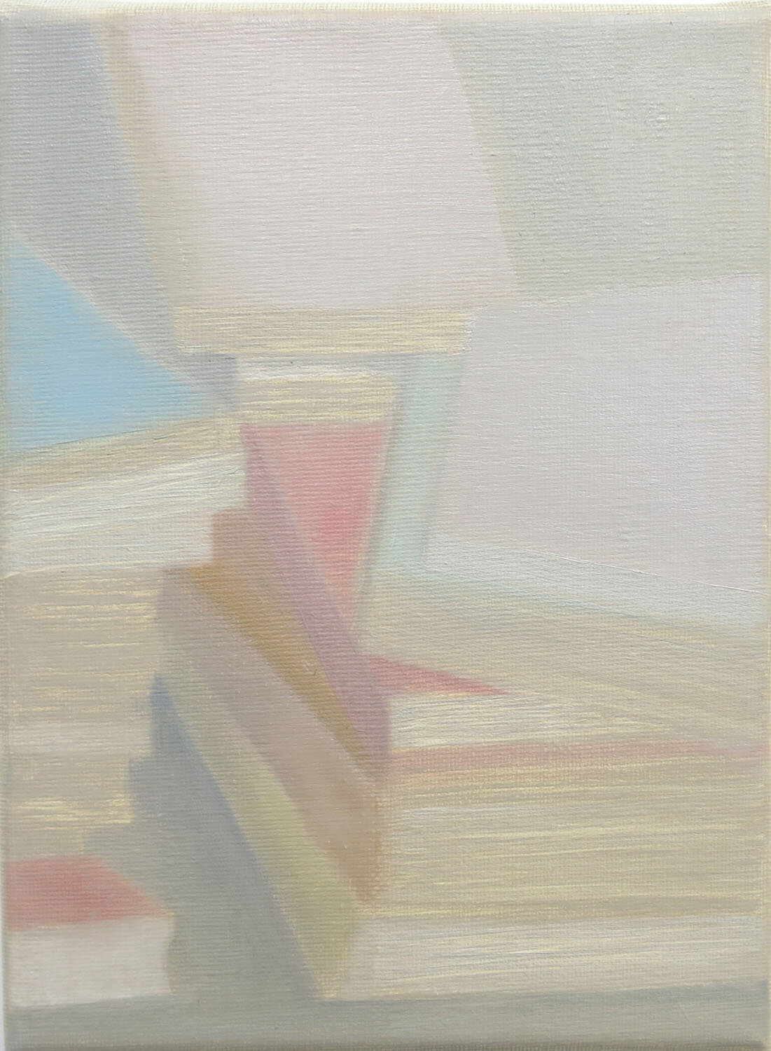   Paperbacks    2020, oil on canvas, 24 x 18cm  