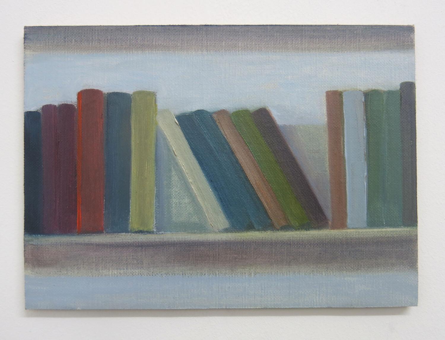   Shelf    2019, oil on canvas board, 13 x 18cm  