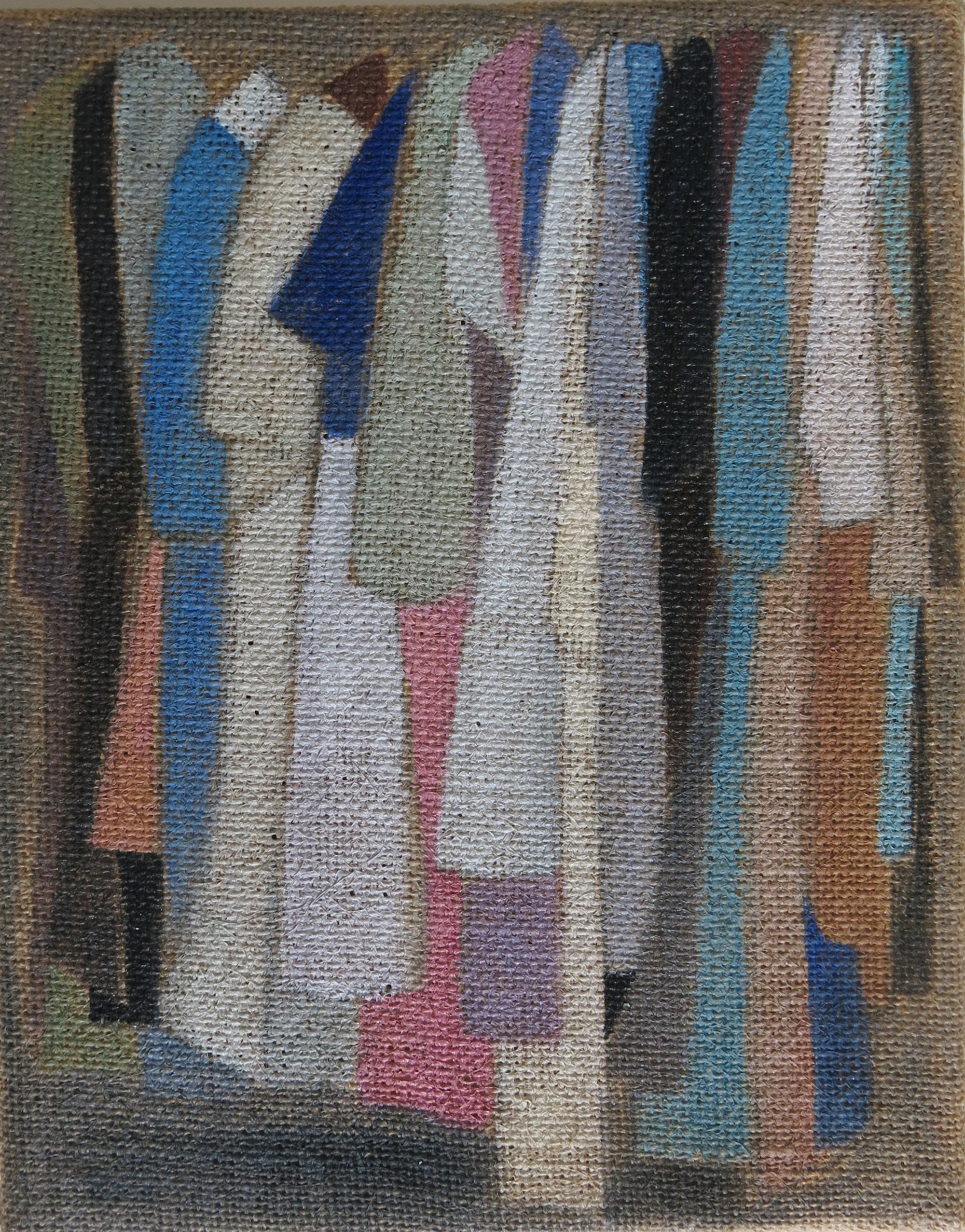   Vintage Shop     2023, oil on jute, 23 x 18cm  