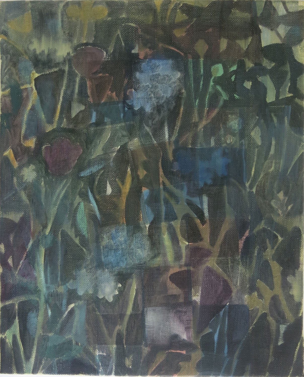   Evening Garden    2022, oil on canvas, 40 x 33cm  