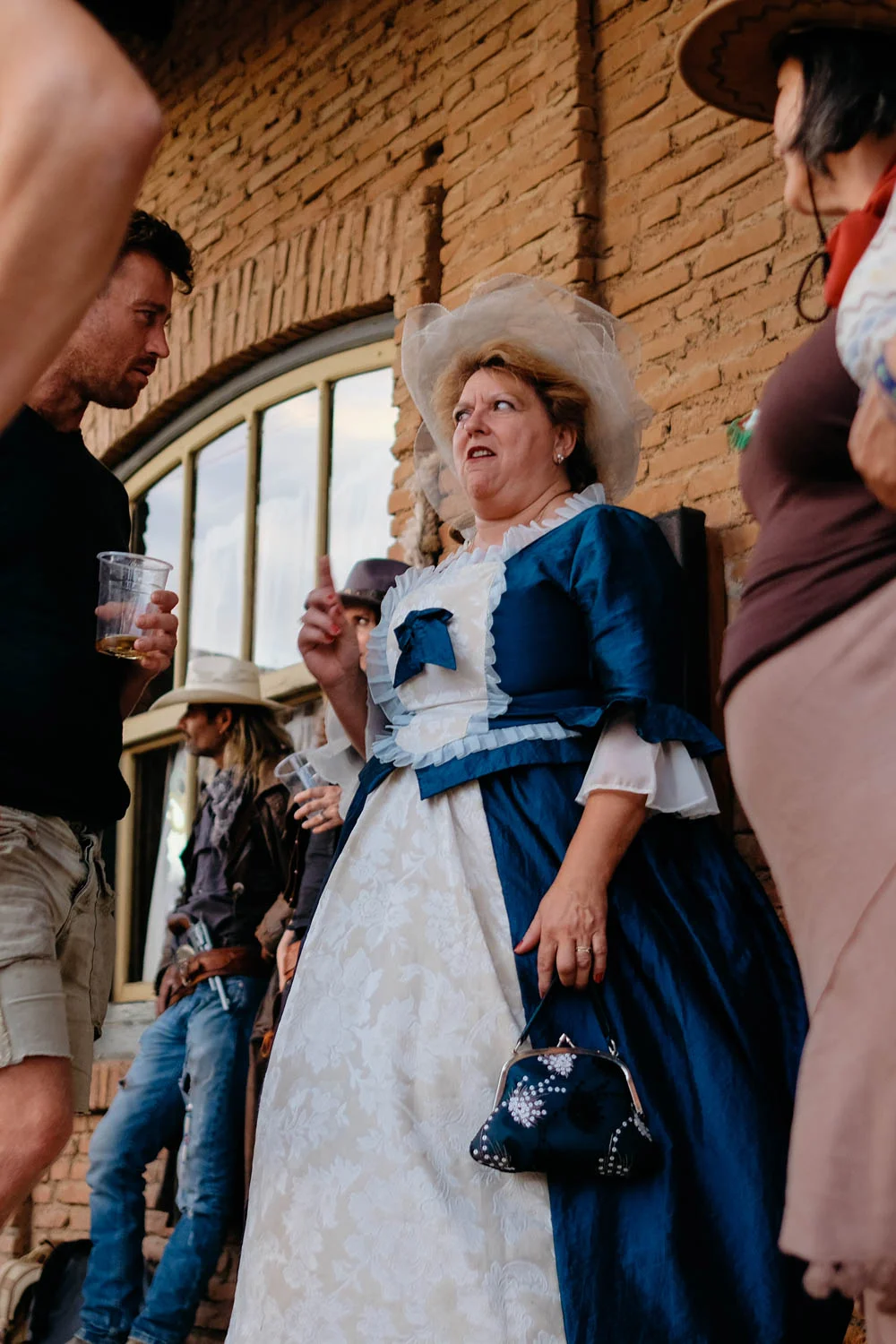 Western fans dress up for the Almeria Western Film Festival.