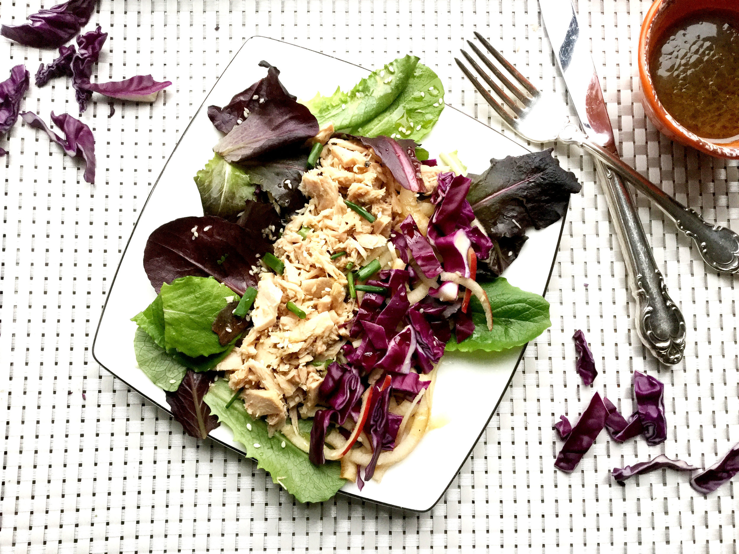 Tuna salad can be pretty!