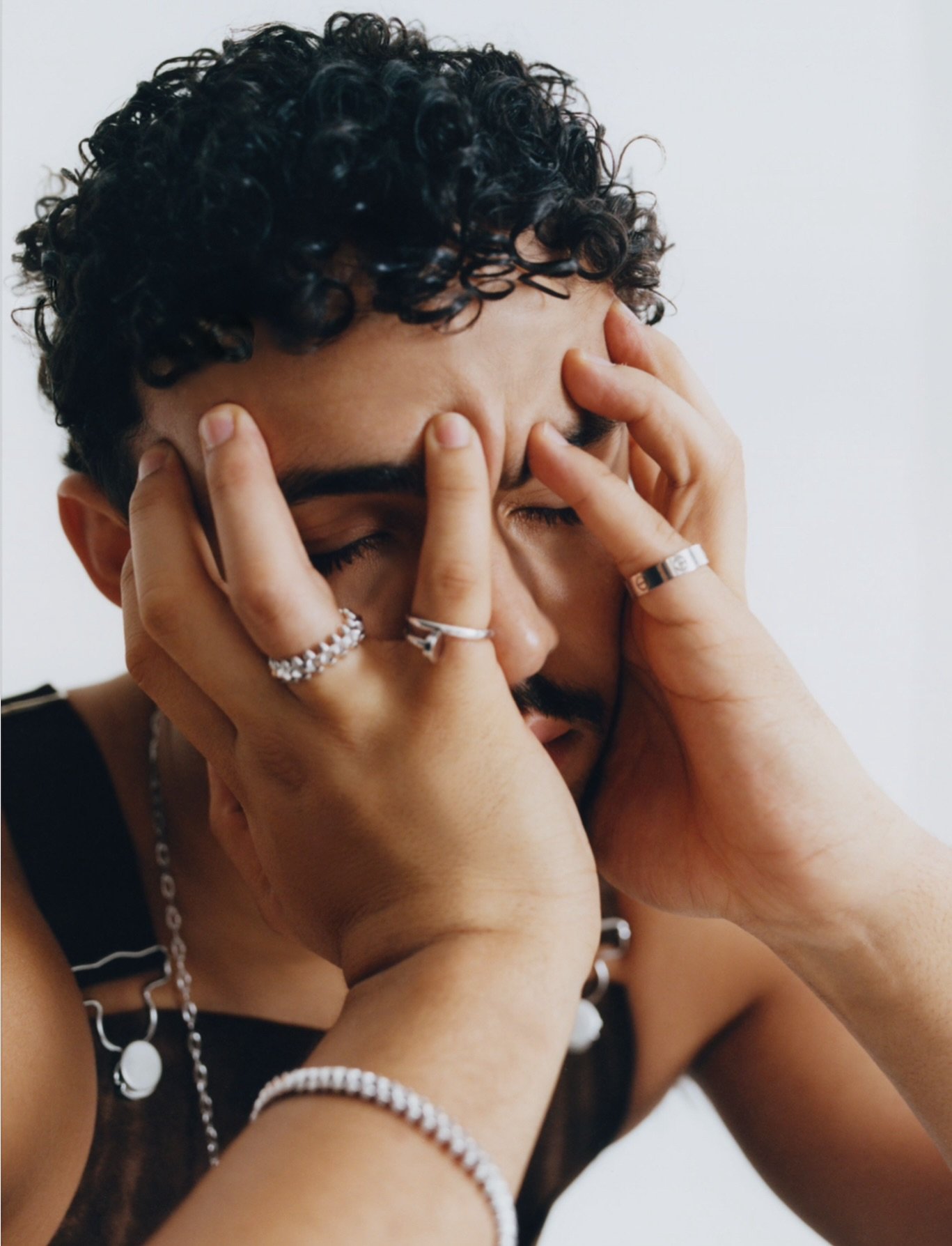 Dungarees OIZA; all jewellery and watches by CARTIER
