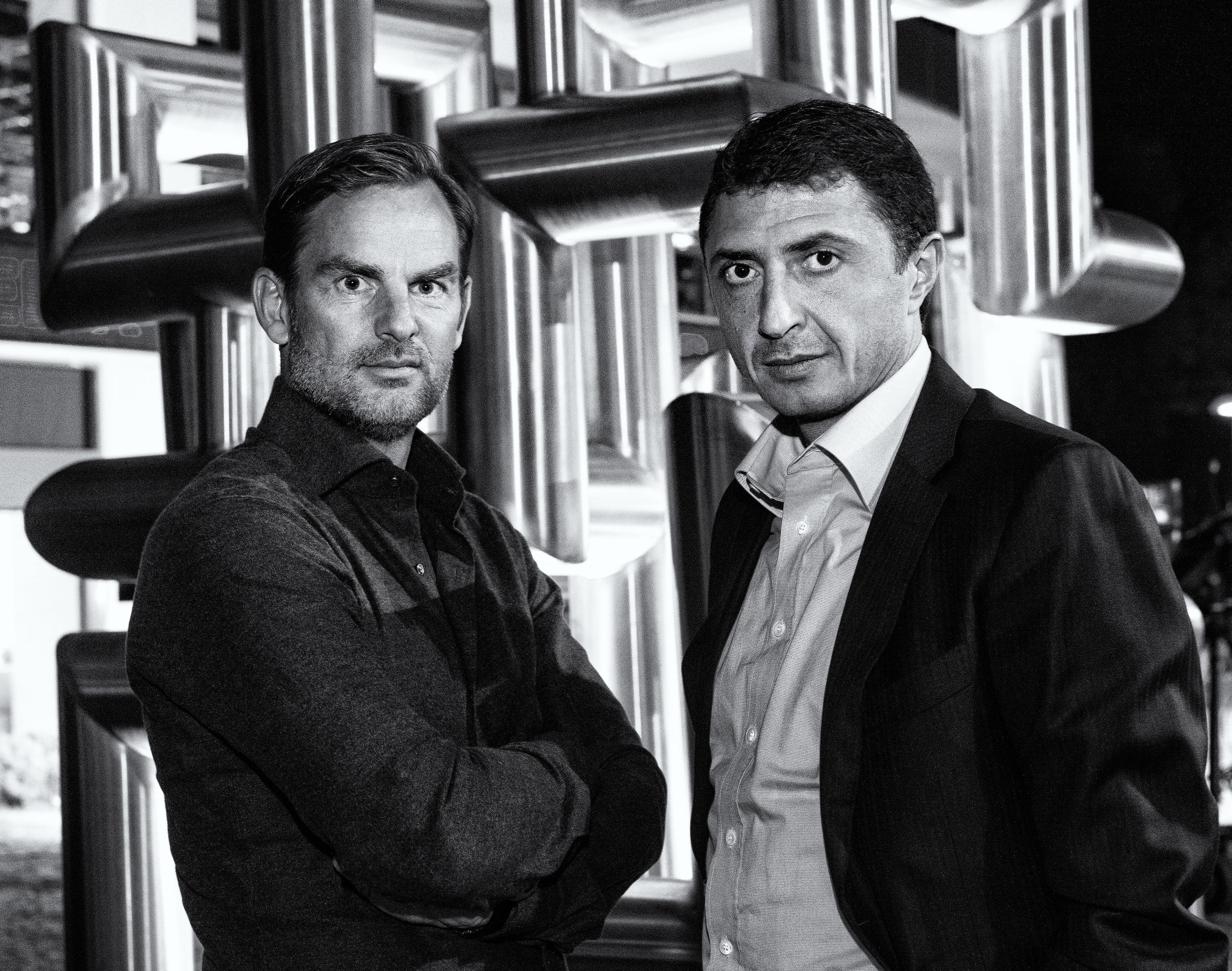 Ronald de Boer and Shota Arveladze in Istanbul for LXRY-magazine