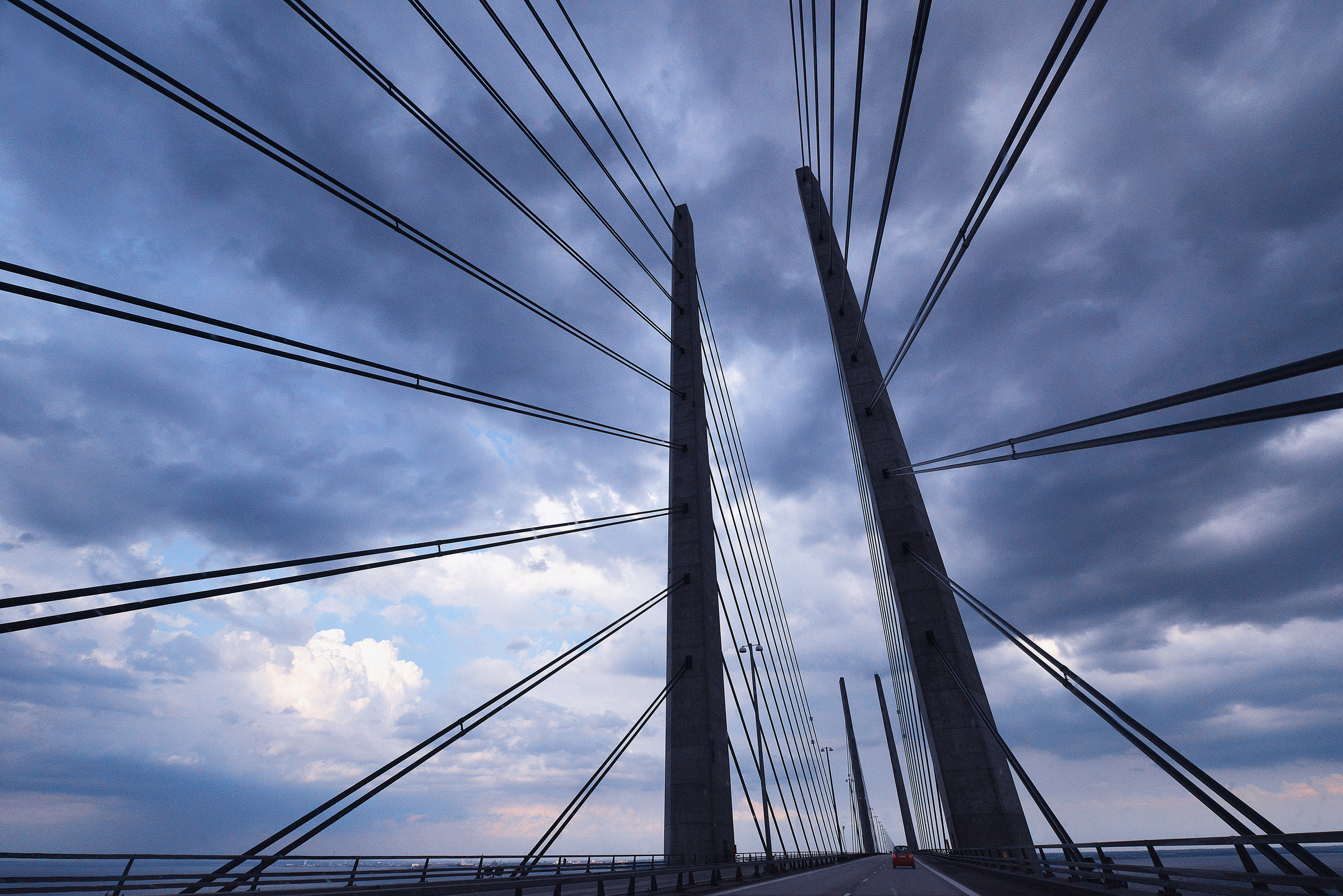 The Sont-bridge between Kopenhagen-Denmark and Malmö-Sweden for ANWB Reiz& magazine