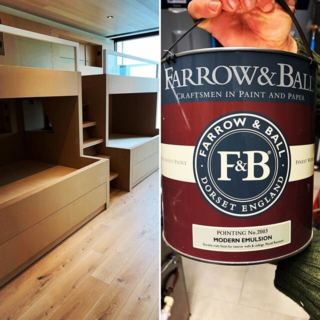 A lot going on this week with 4 jobs moving forward! One of them is a set of custom bunk beds. I&rsquo;m excited to see how these turn out. @otleydesign @wayneswadron #luxury #paintlife #muskoka #painters #custom #cottage #mdf