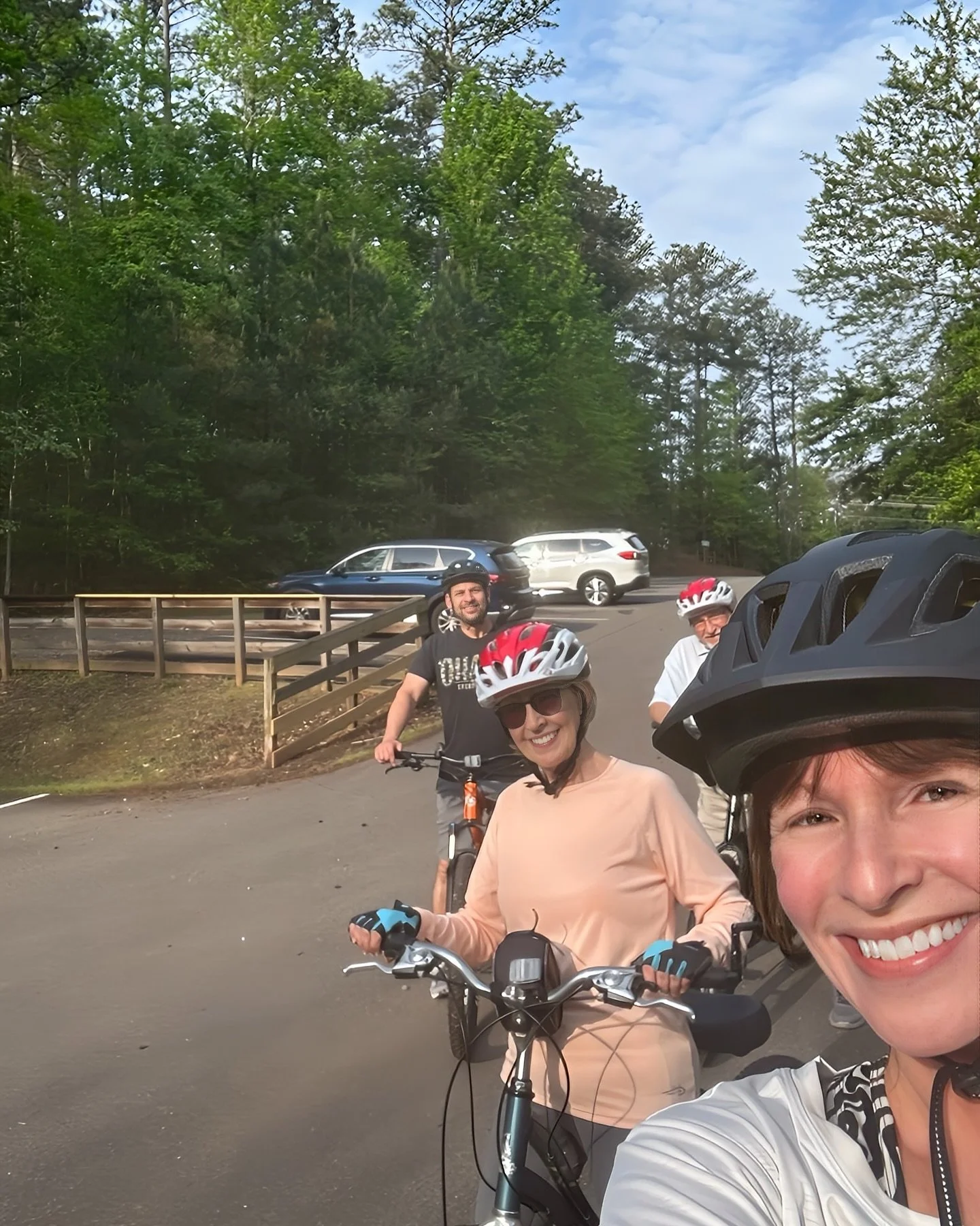 Fun weekend celebrating my momma! 🎂🚴&zwj;♀️🚴&zwj;♂️🚴🚴&zwj;♀️