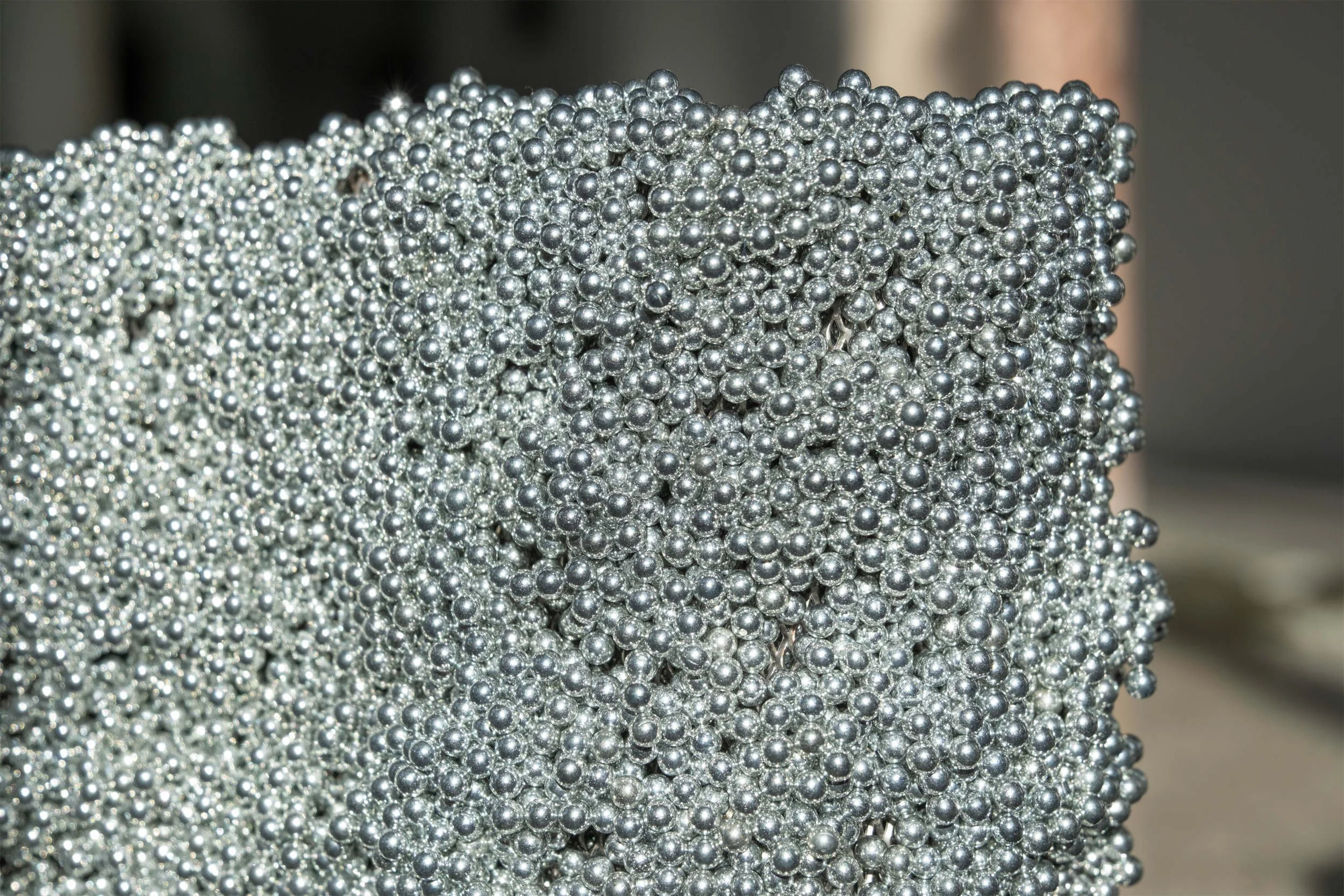  Year: 2025   Materials: Steel balls, perforated steel &amp; magnets 