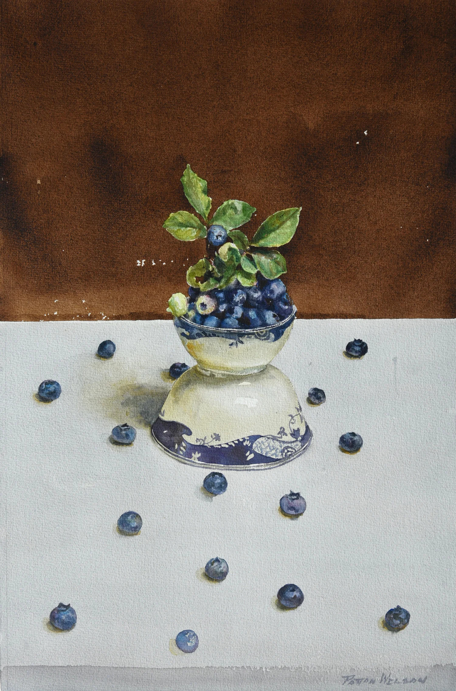 "HIGH BUSH" Watercolor 29 x 21
