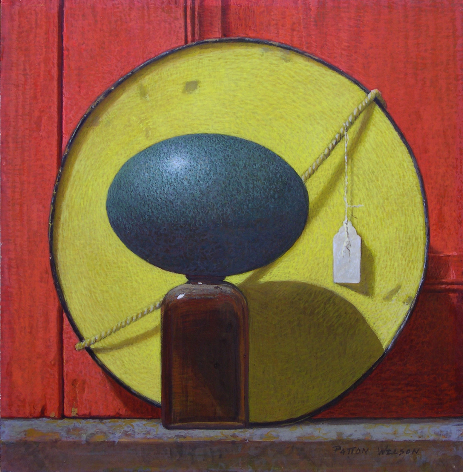  "OVUM" Egg Tempera  12.75 x 12.75 