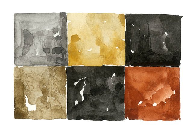 Berlin - Watercolour gouache