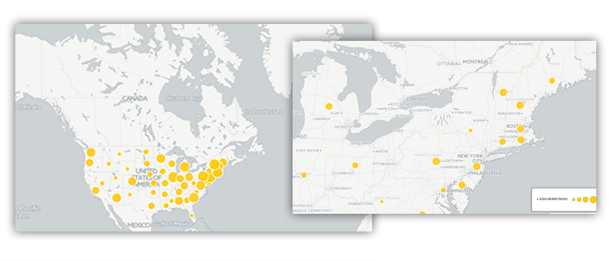 Visualization 2: Average In-State Public Tuition for a 4-Year College, by State