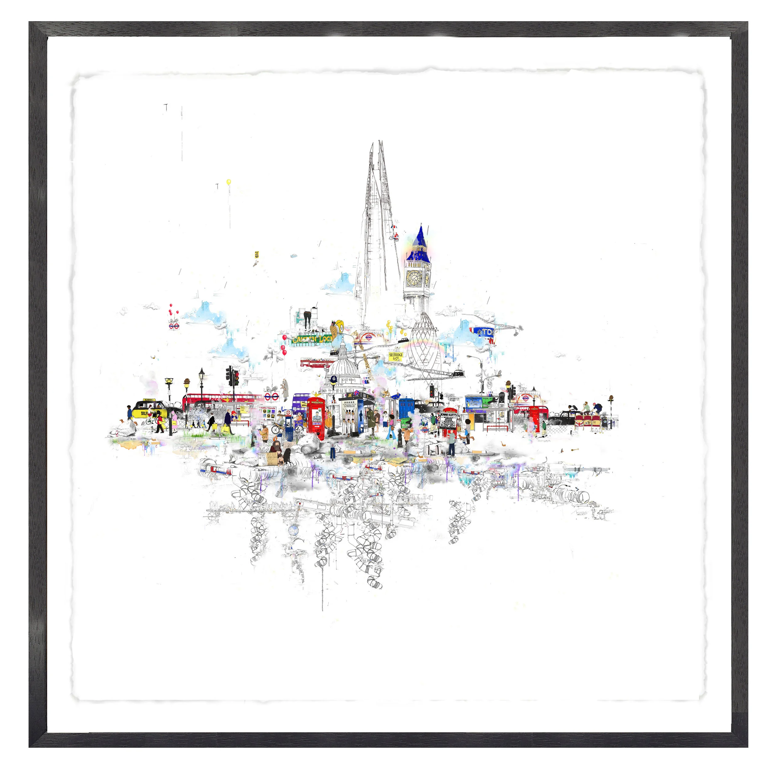 West End Musical 83 x83cm framed.jpg