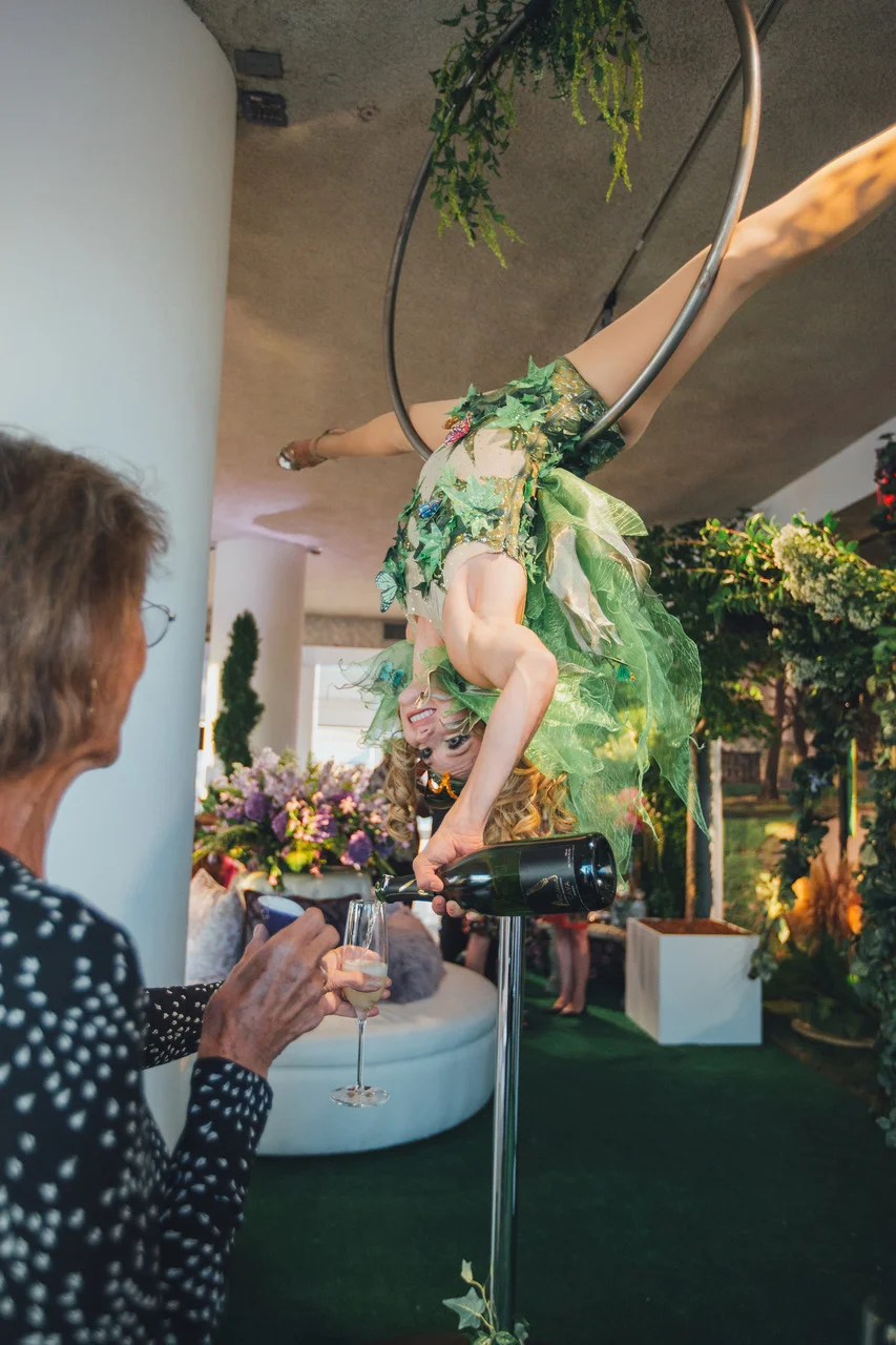 aerial champagne at glass houses lollipop lyra event.jpeg