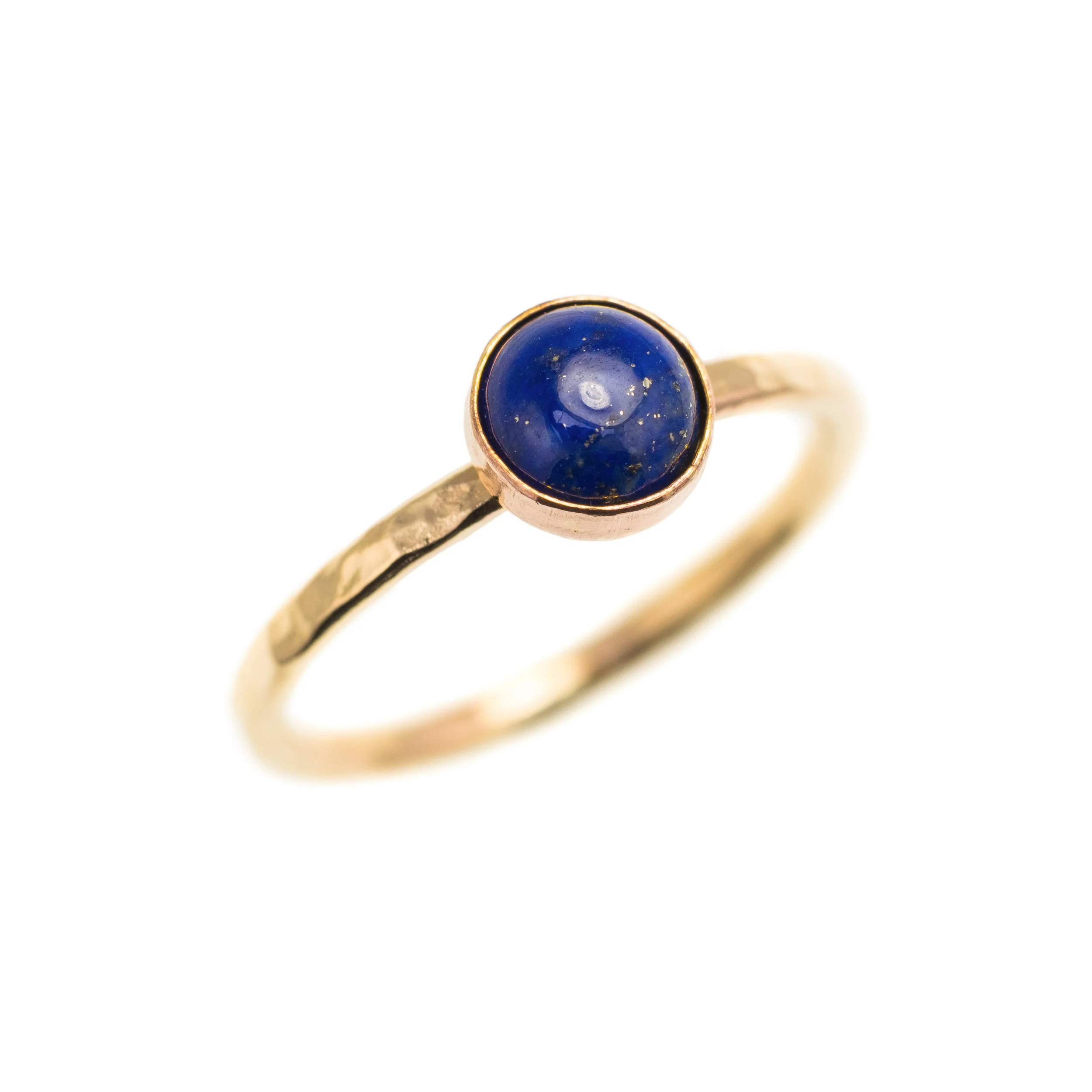 Gold Medium Lapis Lazuli Ring