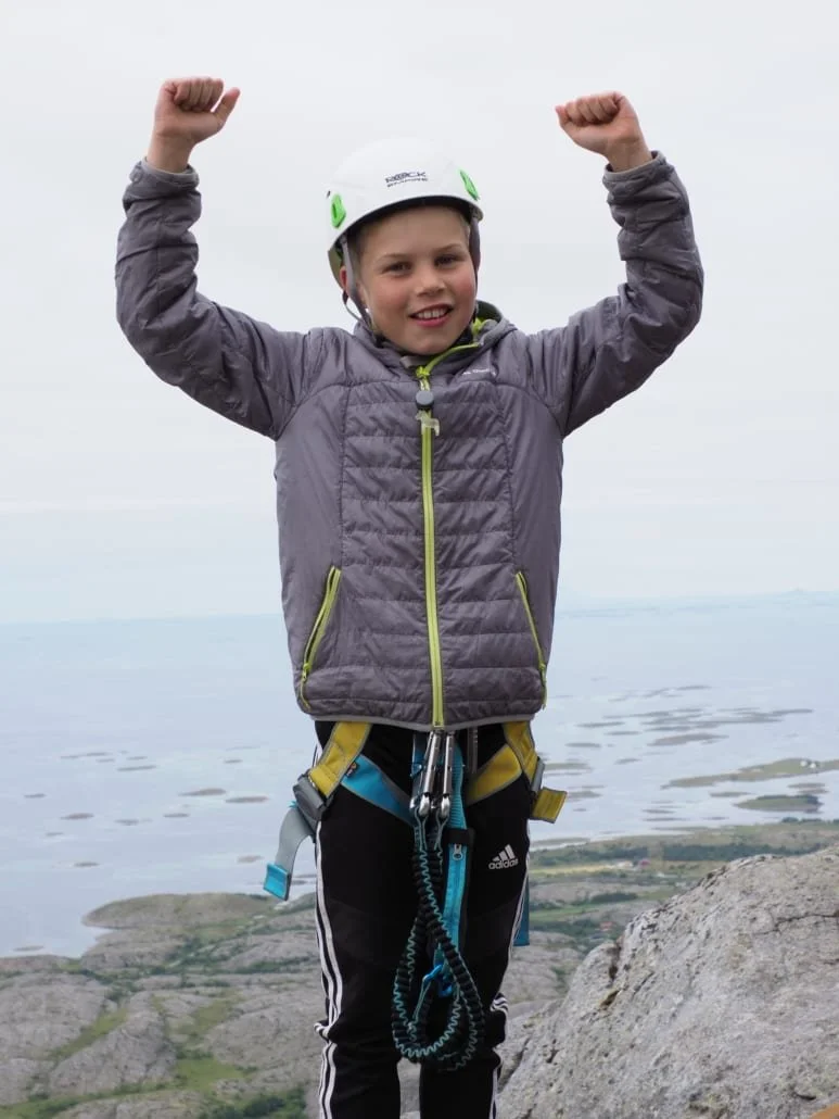 Endelig på toppen!