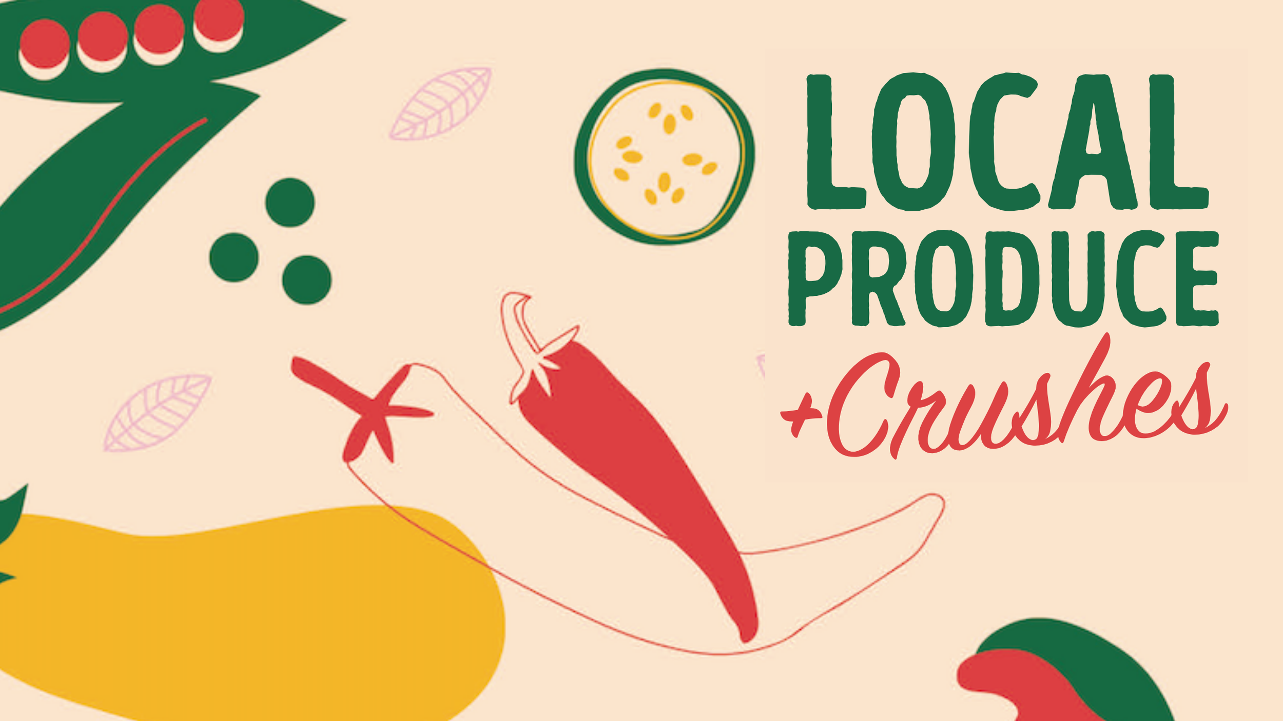 Summer Specials 🍑 Local Produce &amp; Crushes