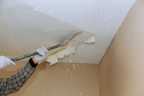 Remove That Ugly Popcorn Ceiling