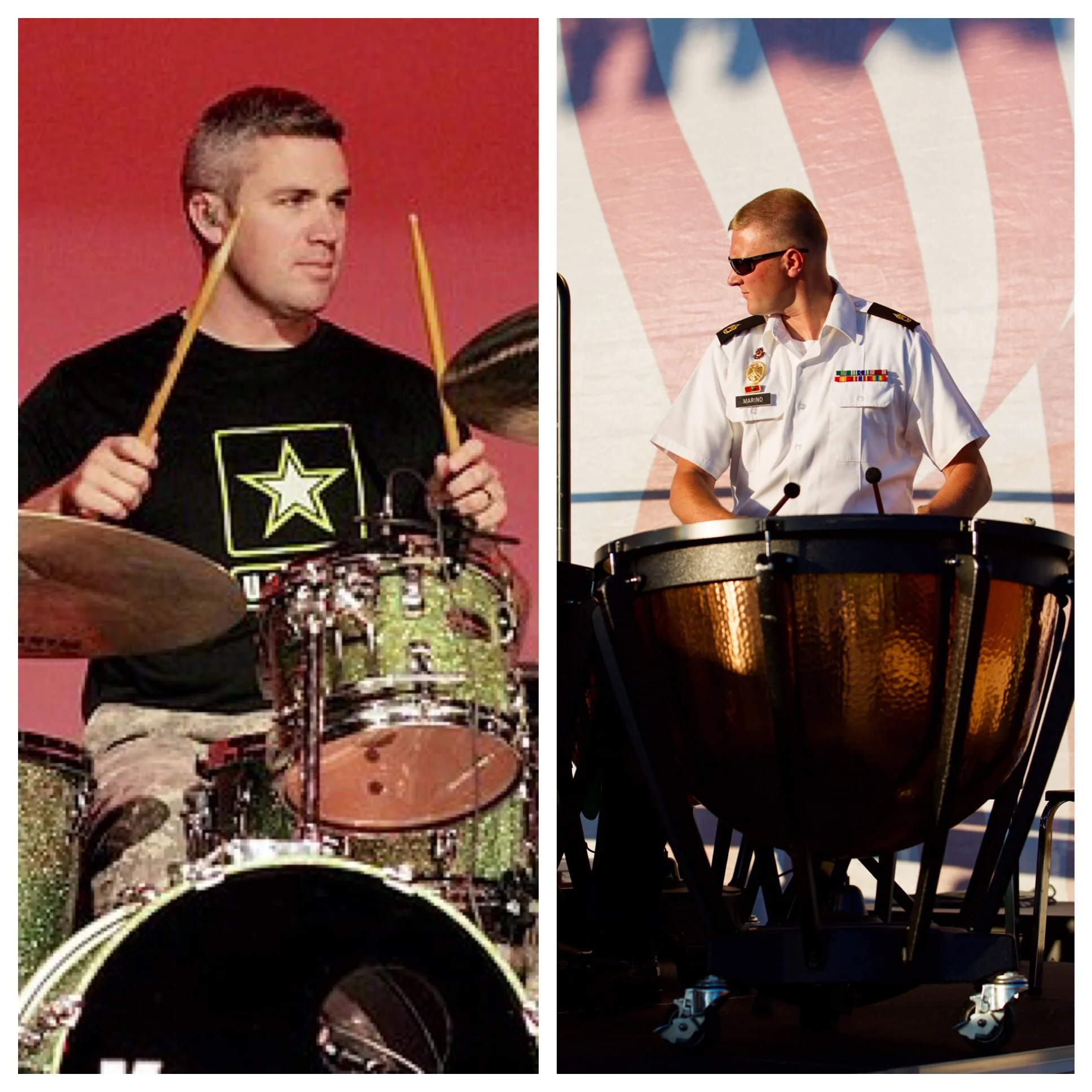 #11 SFC Glenn Robertson & SFC Rob Marino- Percussionists for the Army Field Band (& Six String Soldiers)