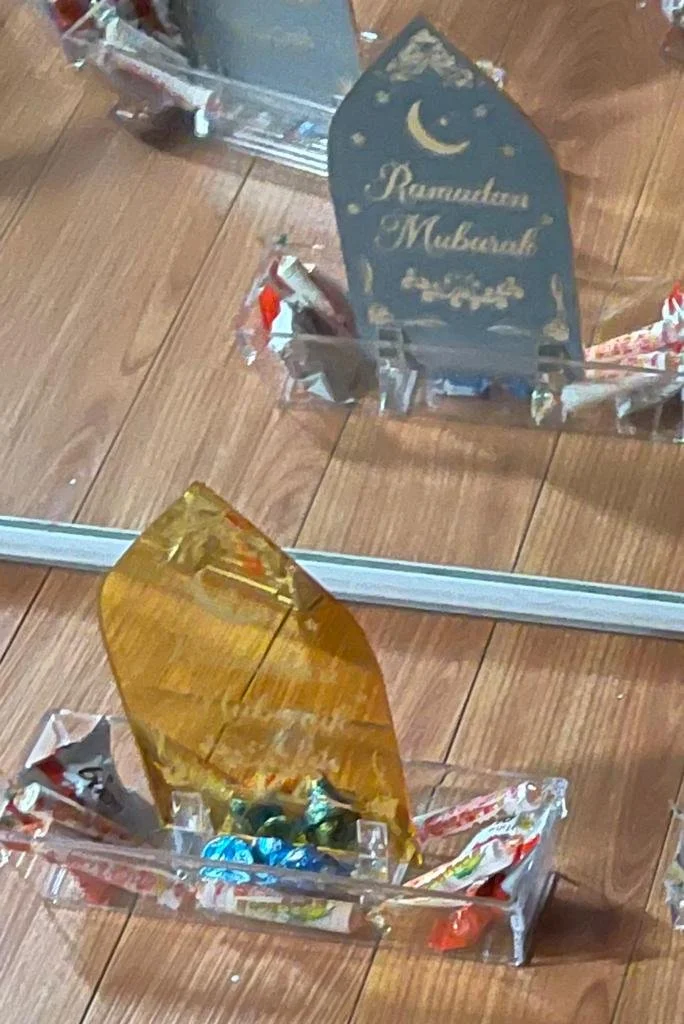 Decorative display pieces with personalized lettering