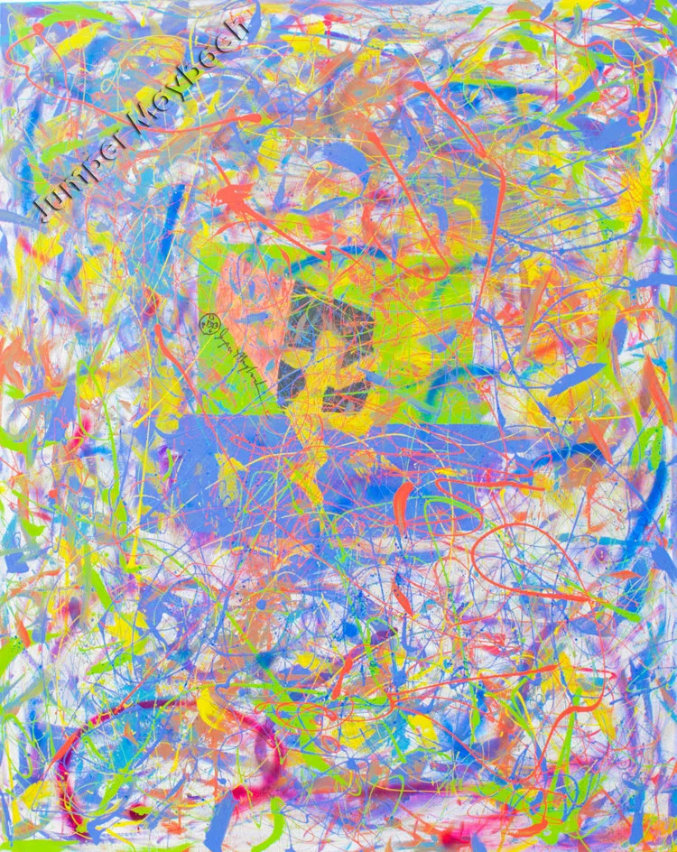 Jumper Maybach "Complicated Coming Out" 48x60 From The Pride Collection: INTROSPECTION