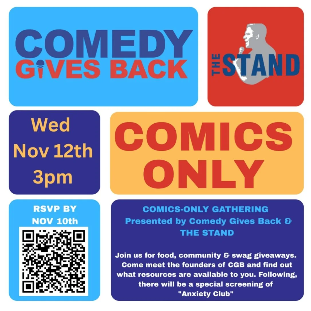 Calling all NY comedians! Take a break from the grind and come feed your mind at a special &ldquo;COMICS ONLY LUNCH &amp; LEARN&rdquo; gathering at The Stand this Wednesday @ 3pm. There will be food, giveaways, connection, and conversation with Comed