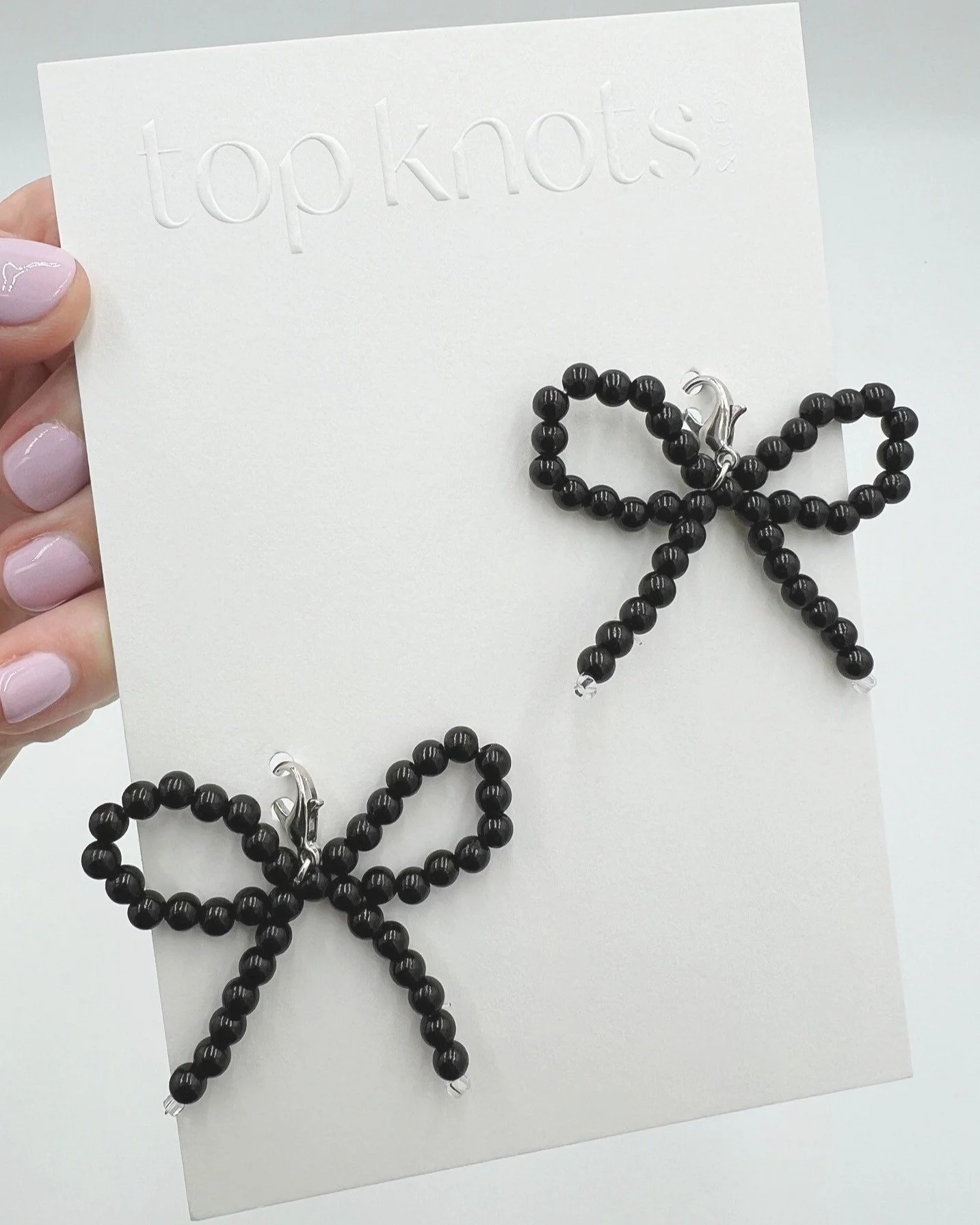 TOP KNOTS & CO - NEW - TK Beaded Shoe Charms (single bow set)