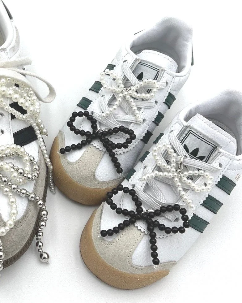 TOP KNOTS & CO - NEW - TK Beaded Shoe Charms (single bow set)