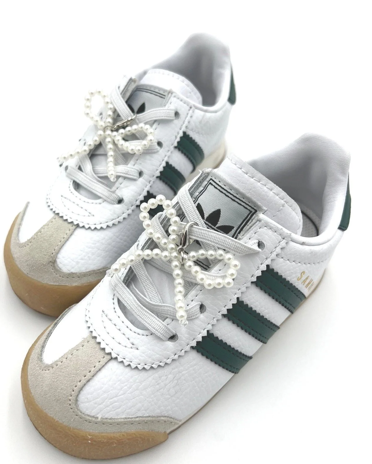 TOP KNOTS & CO - NEW - TK Beaded Shoe Charms (single bow set) TOP KNOTS & CO - NEW - TK Beaded Shoe Charms (single bow set)