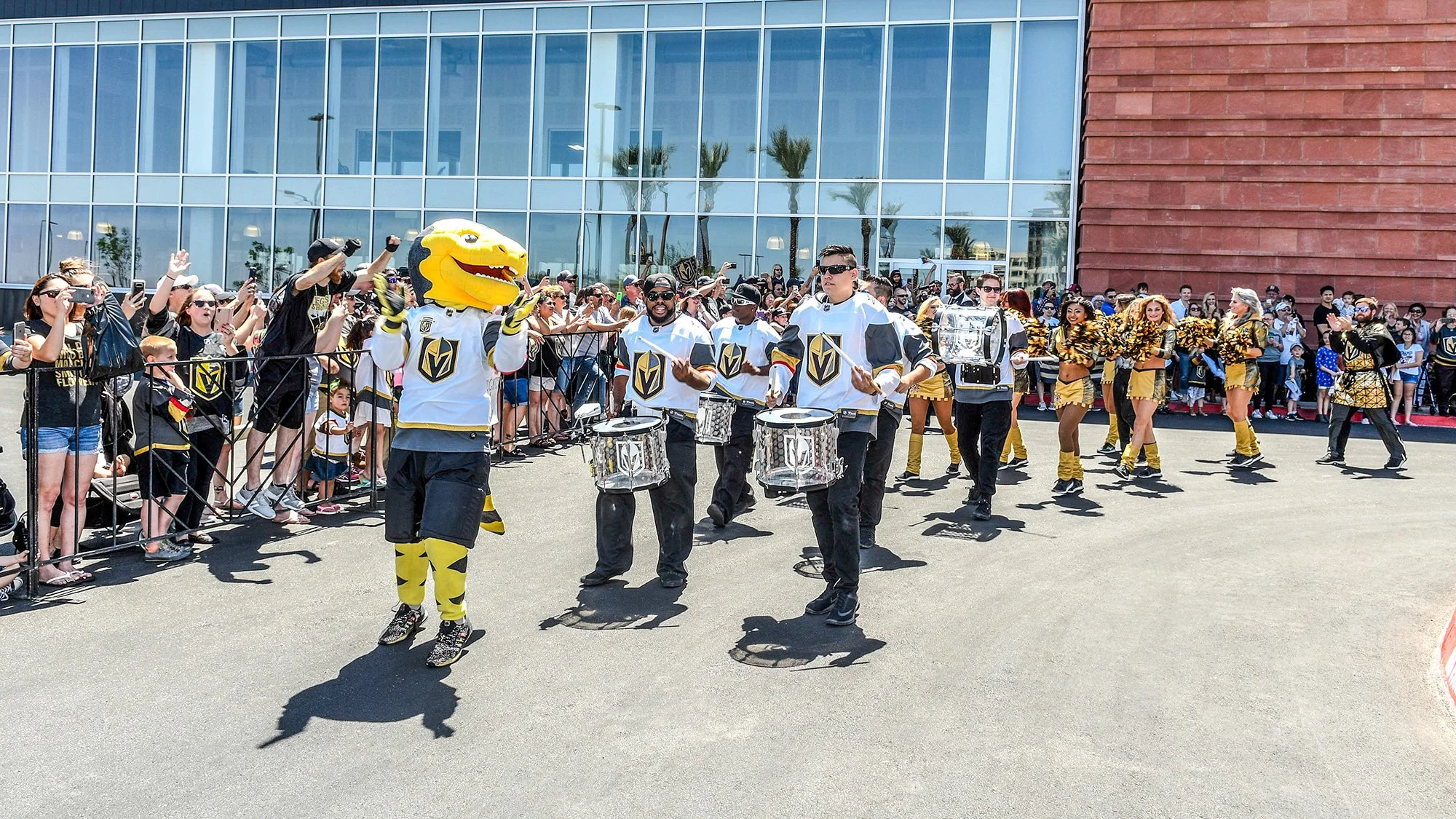 Atmosphere Las Vegas Golden Knights Send Off at City National Arena in Summerlin, Nevada on April 29, 2018.