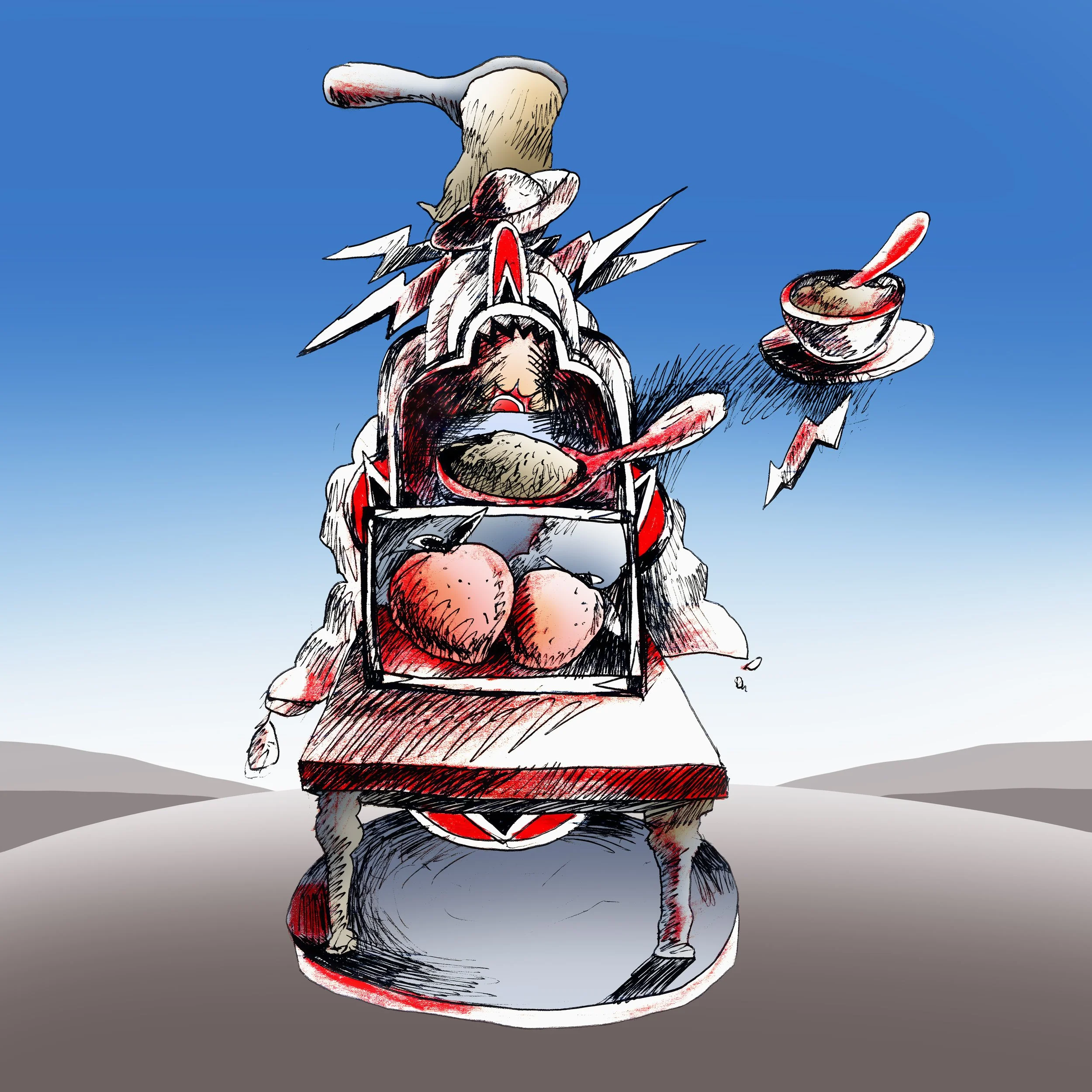 SPOONFUL | MIXED MEDIA | DIGITAL ENHANCEMENT