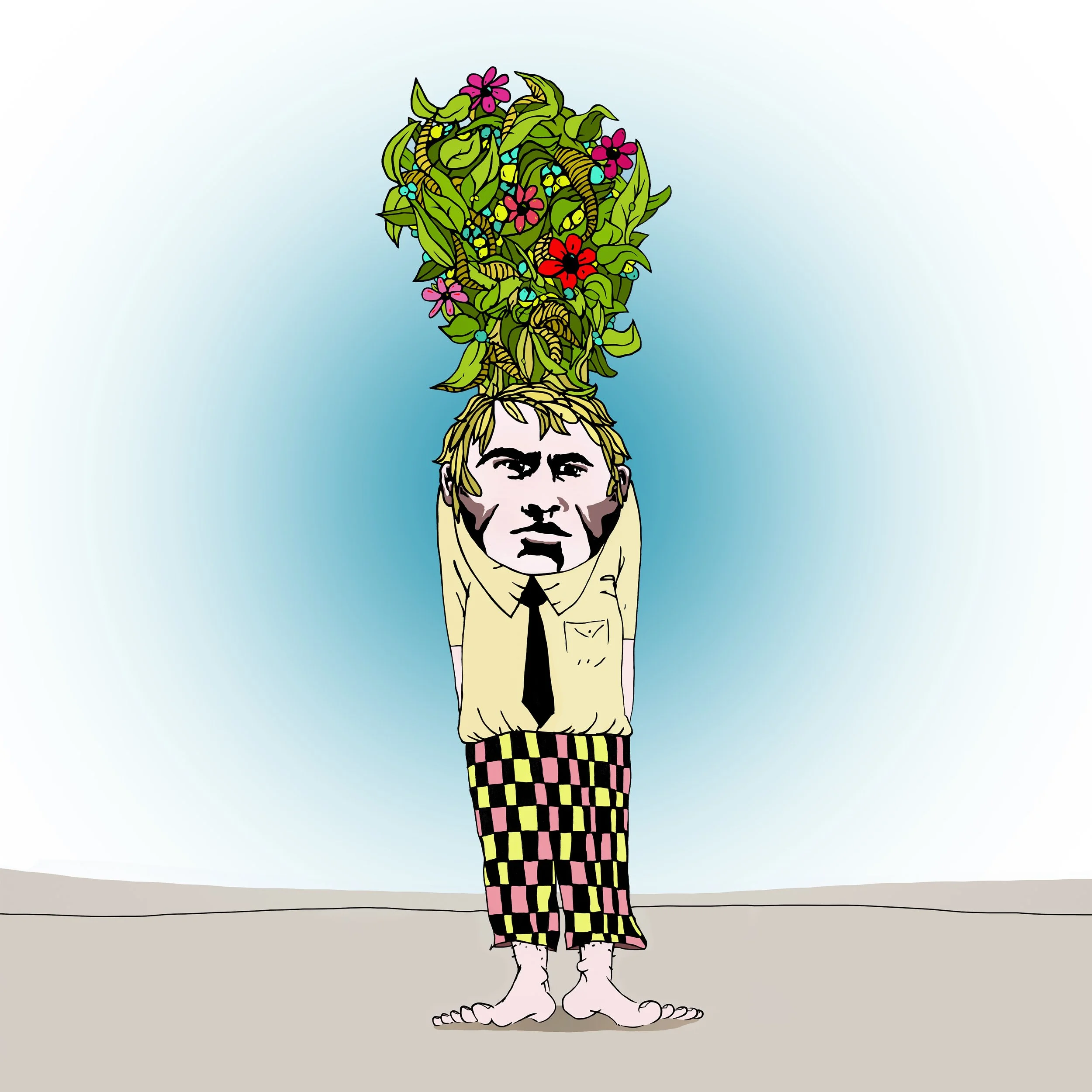 CLOUD MAN | MIX MEDIA | DIGITAL ENHANCEMENT