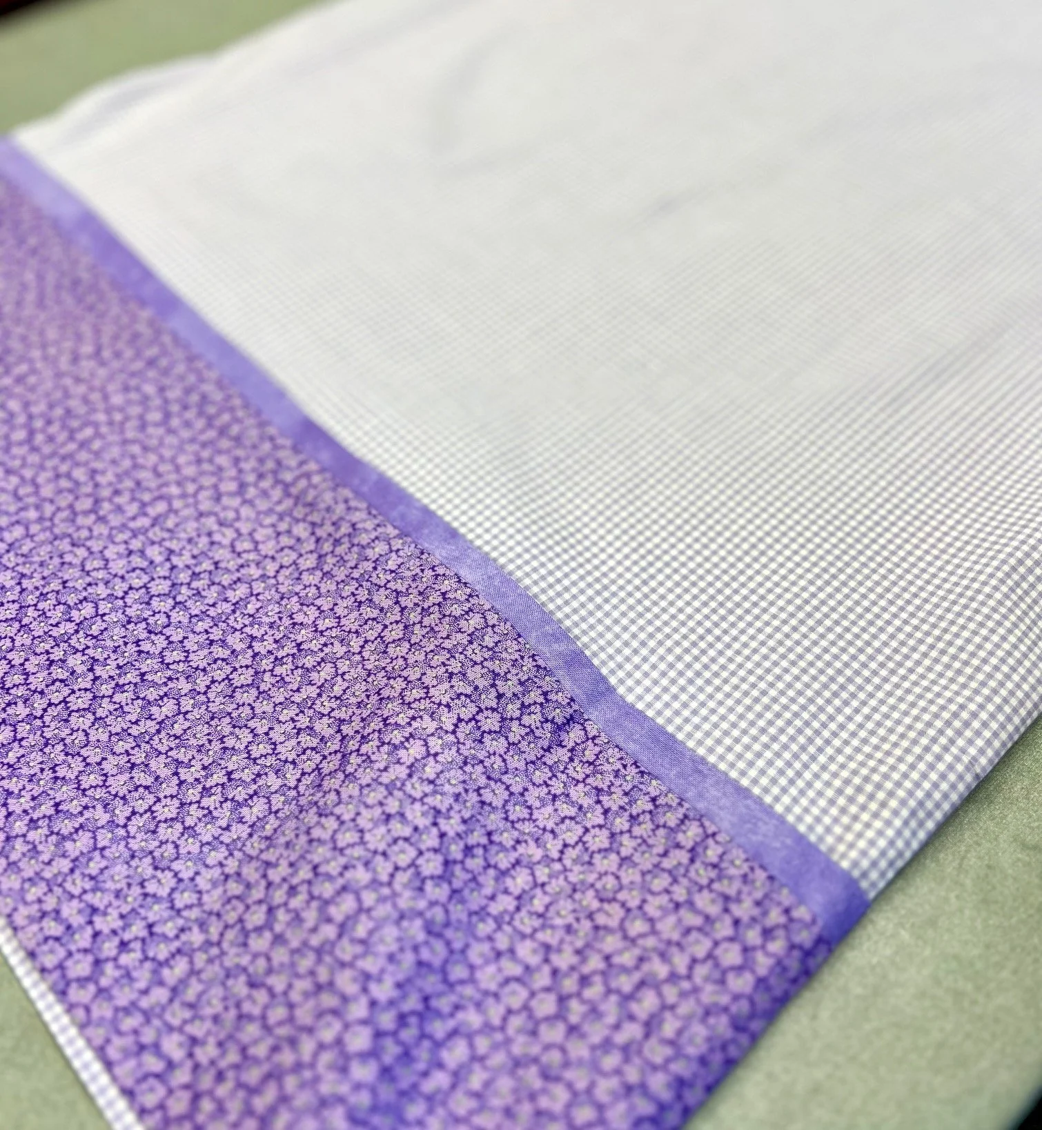 Purple flower fabric