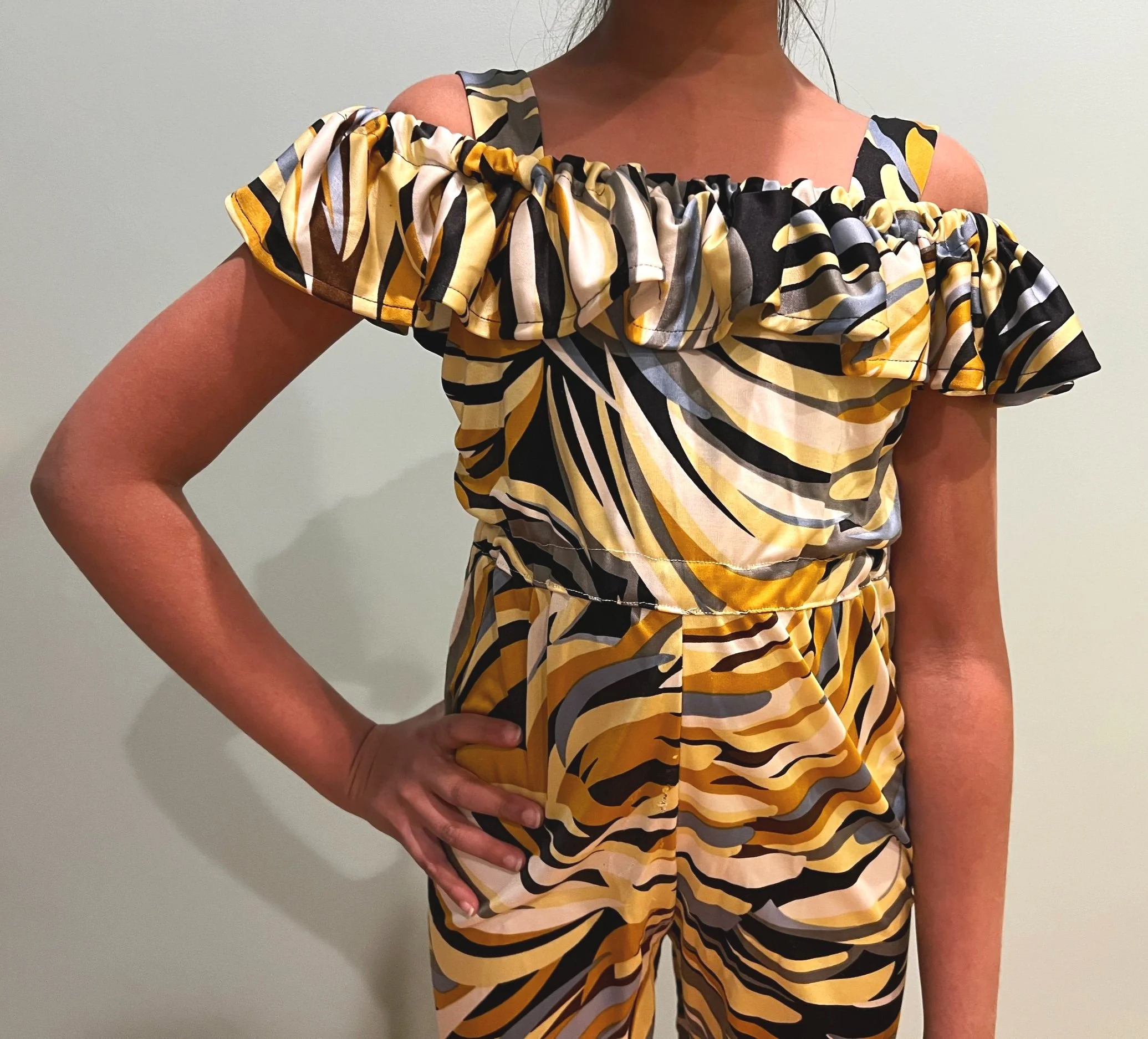 diy silk jumpsuit made out of fabric from mood