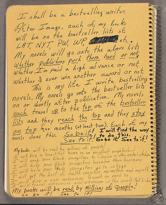 Octavia Butler’s Letter to Self