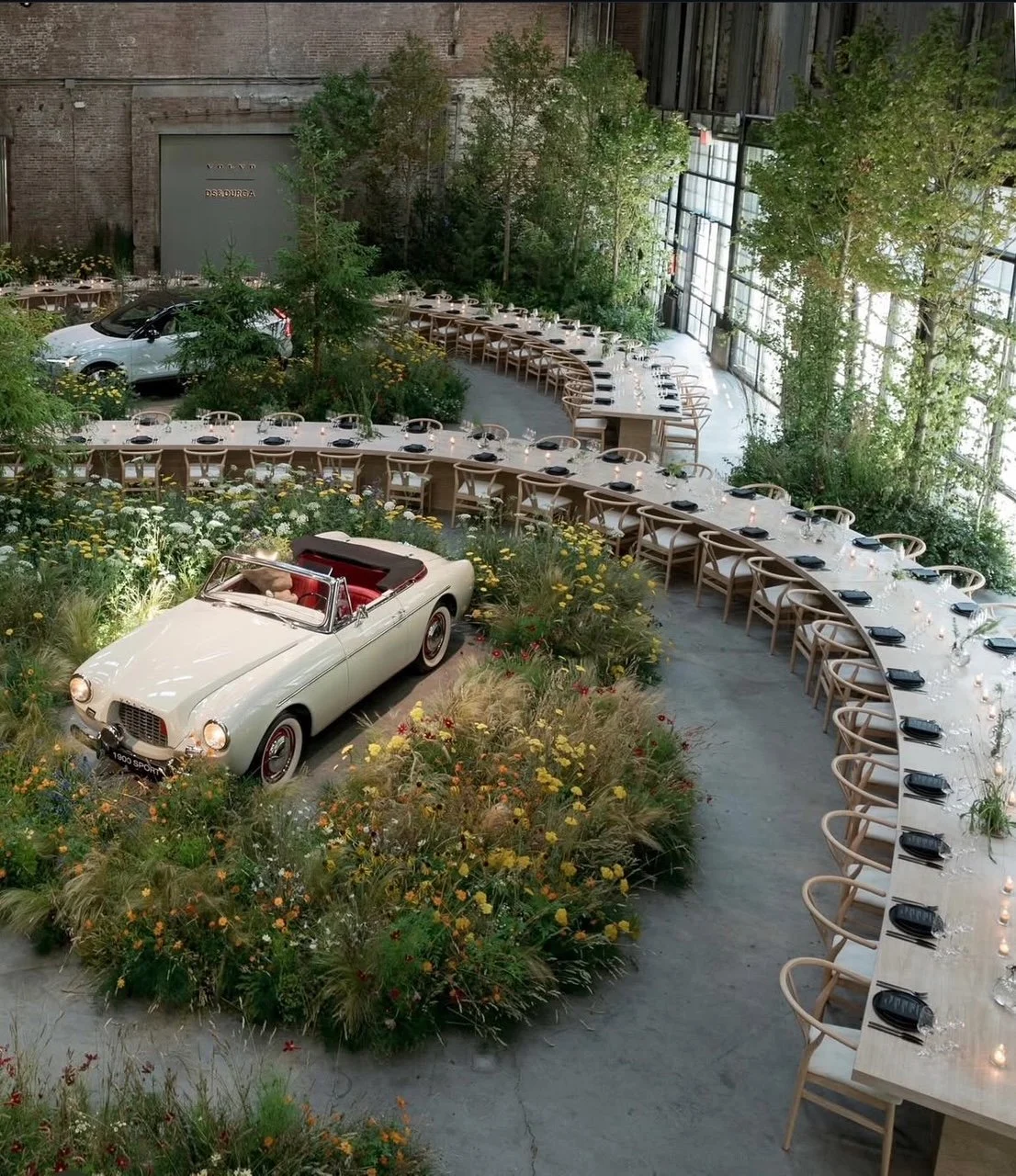 Swedish Forest immersive installation for Emily Thompson Florals