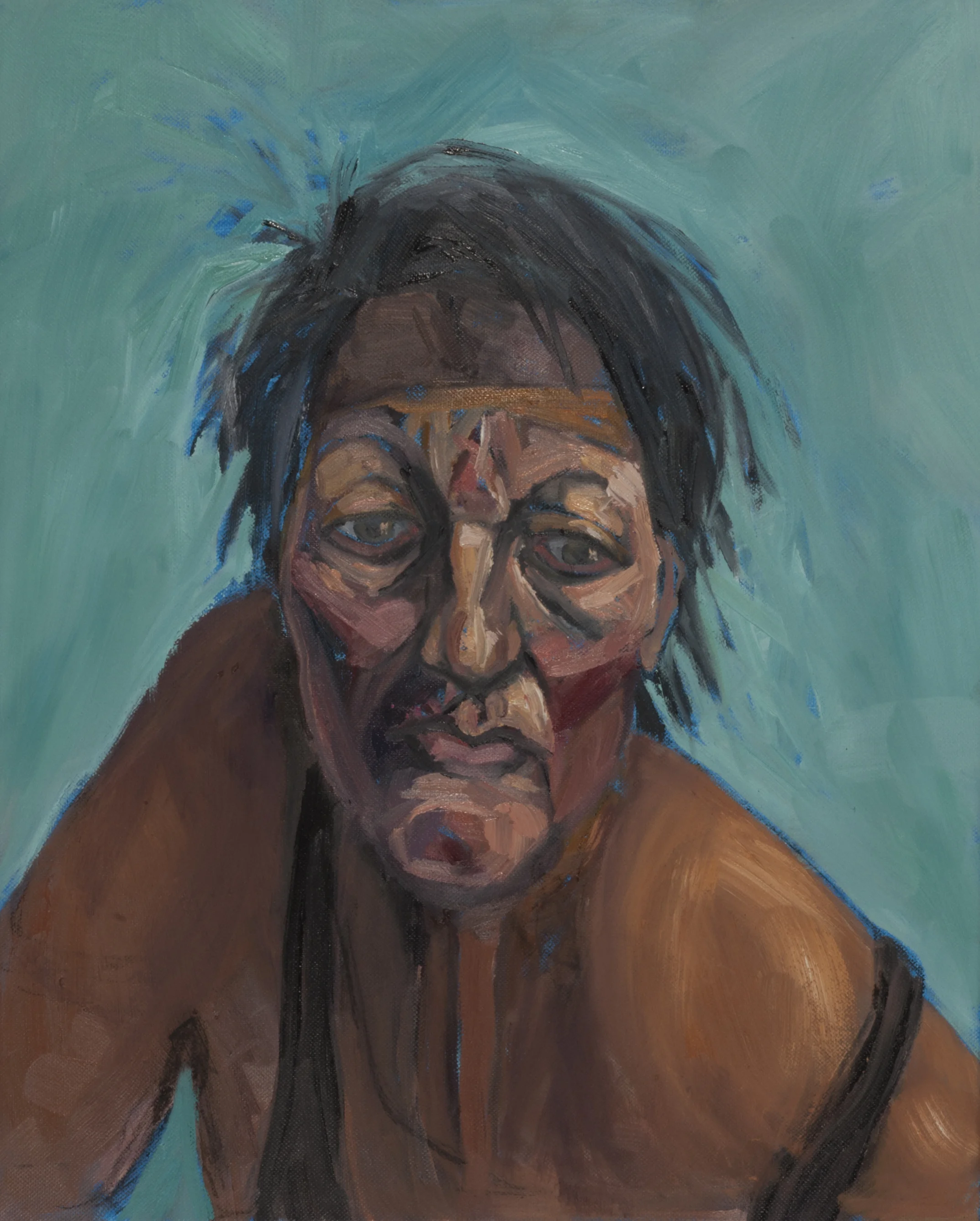 Being Online 6 - oil on canvas - 20 x 16ins