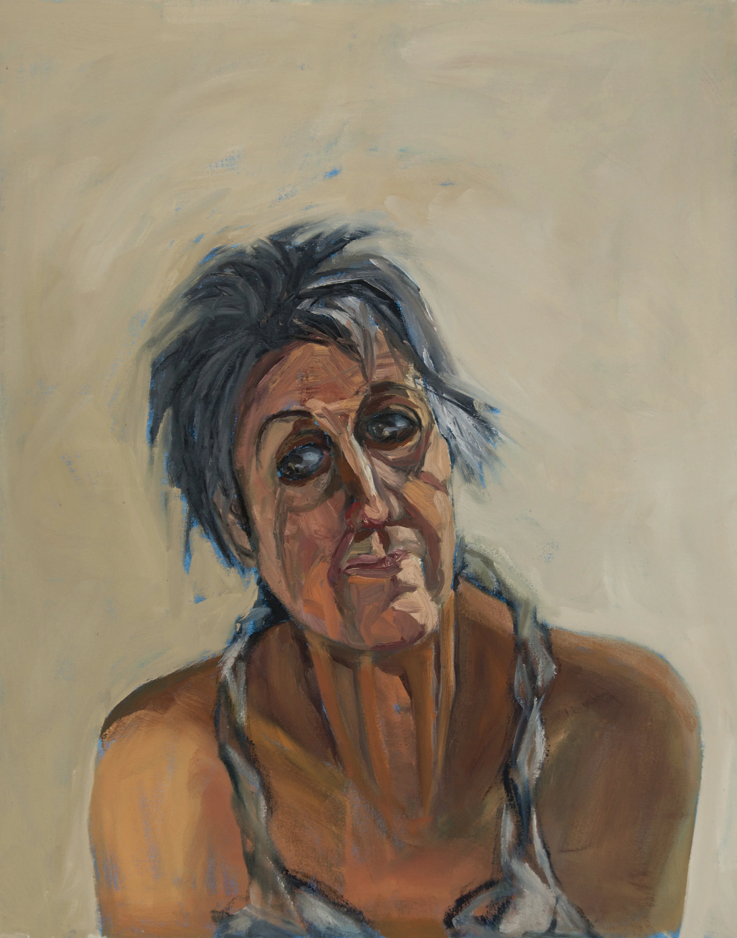 Self as seen by a Computer - oil on canvas - 30 x 24ins