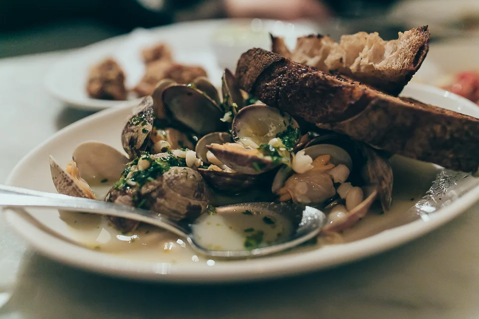 The Manila Clams were Belinda's favorite