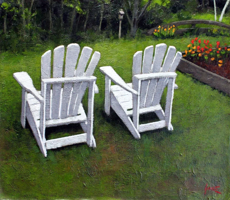 White Adirondack Chairs