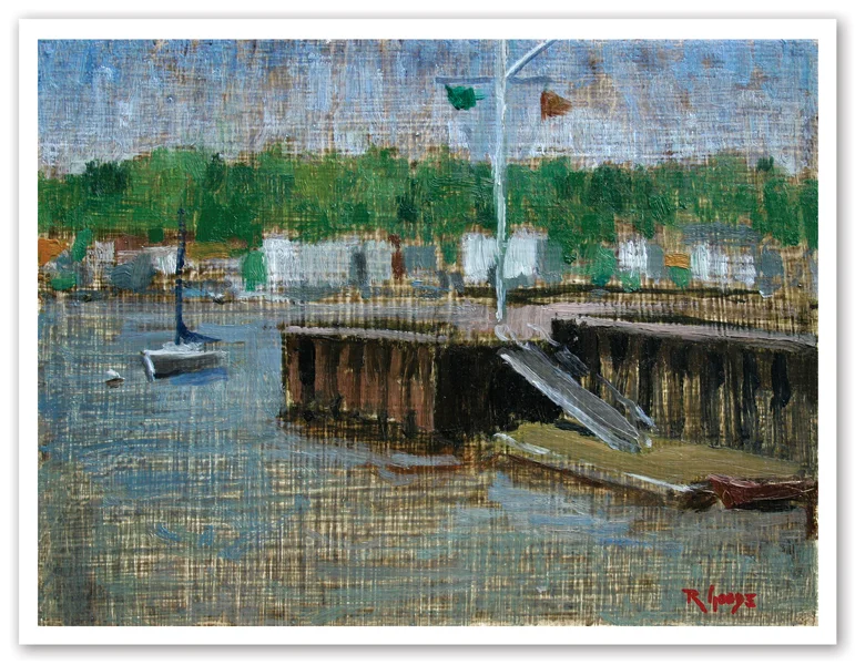 Town Dock - Port Washington, NY  (set of 5)
