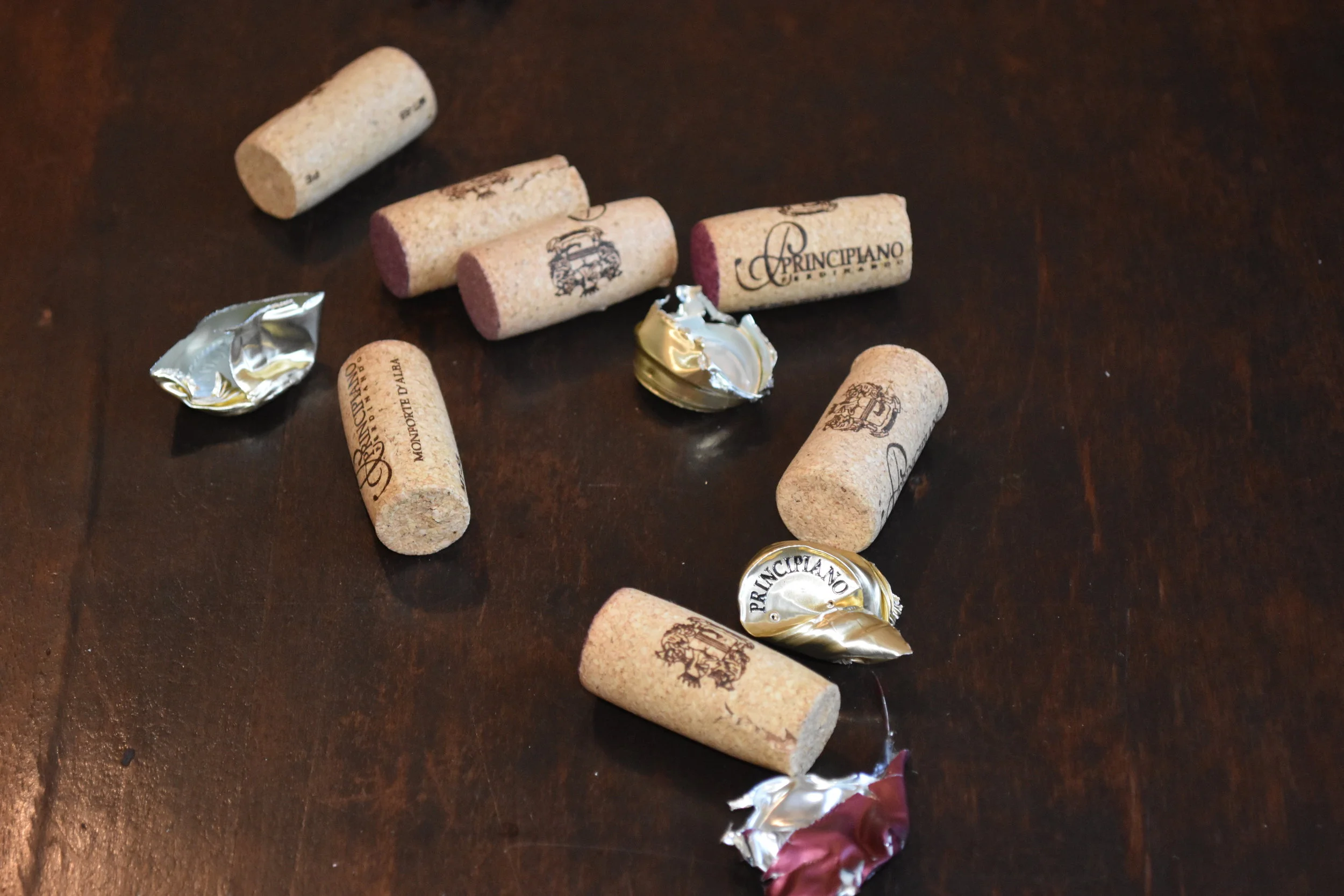  Pulled corks at Principiano - Monforte d'Alba 