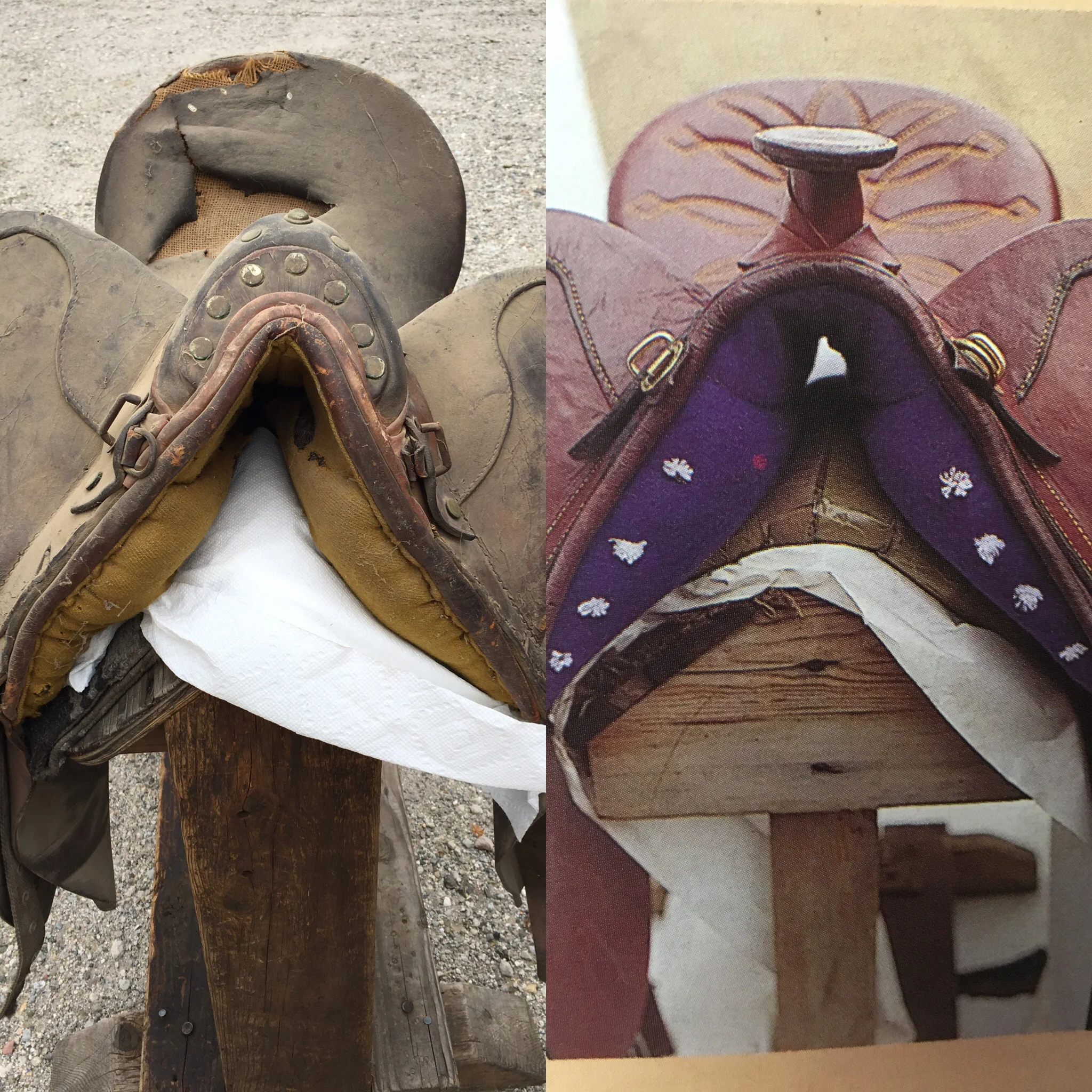 Here is a famous BREAKER POLEY restored from an original. Now this WAS worth spending $3,900 because the saddle is worth around $10,000