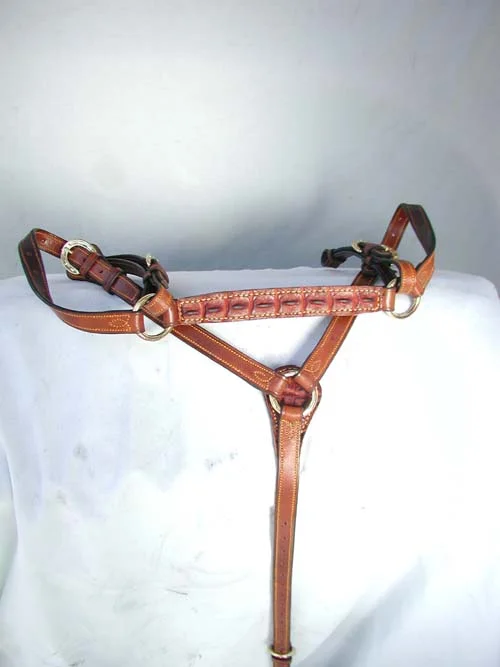 CROCODILE LINED STOCKMAN'S BREASTPLATE, $295
