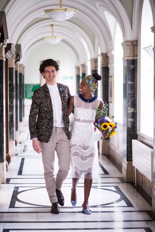 Civil wedding, The first of our three wedding celebrations and five outfit changes